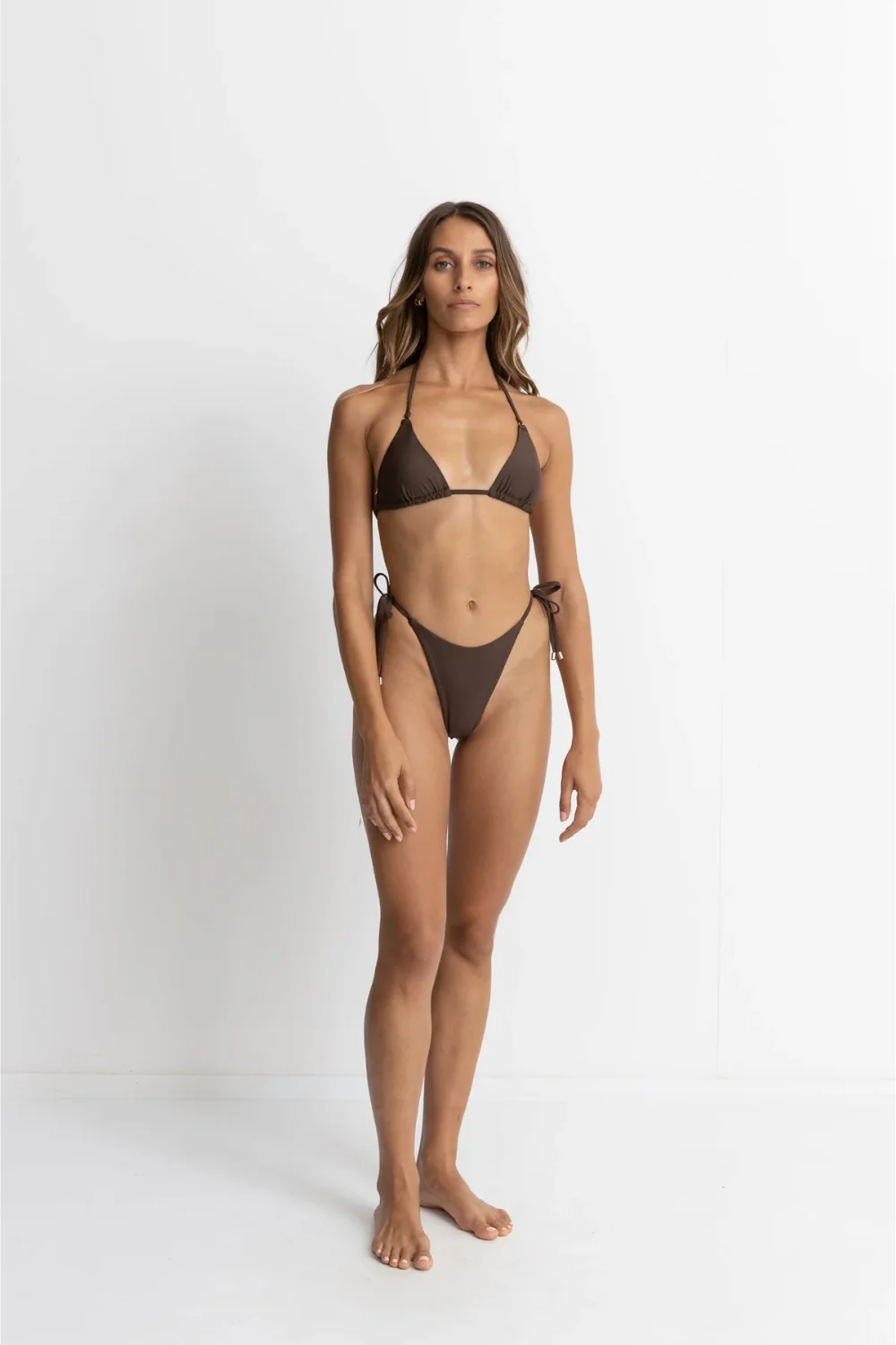 RHYTHM - CLASSIC SLIDE TRI TOP - CHOCOLATE - Image 3