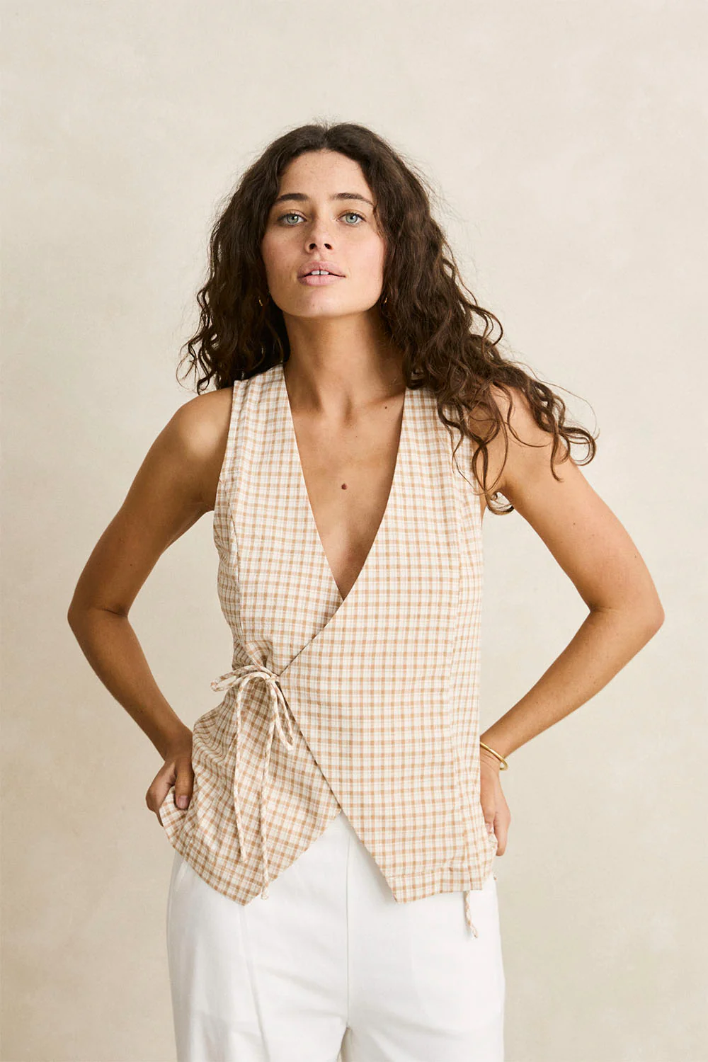 RHYTHM - LONDON CHECK VEST