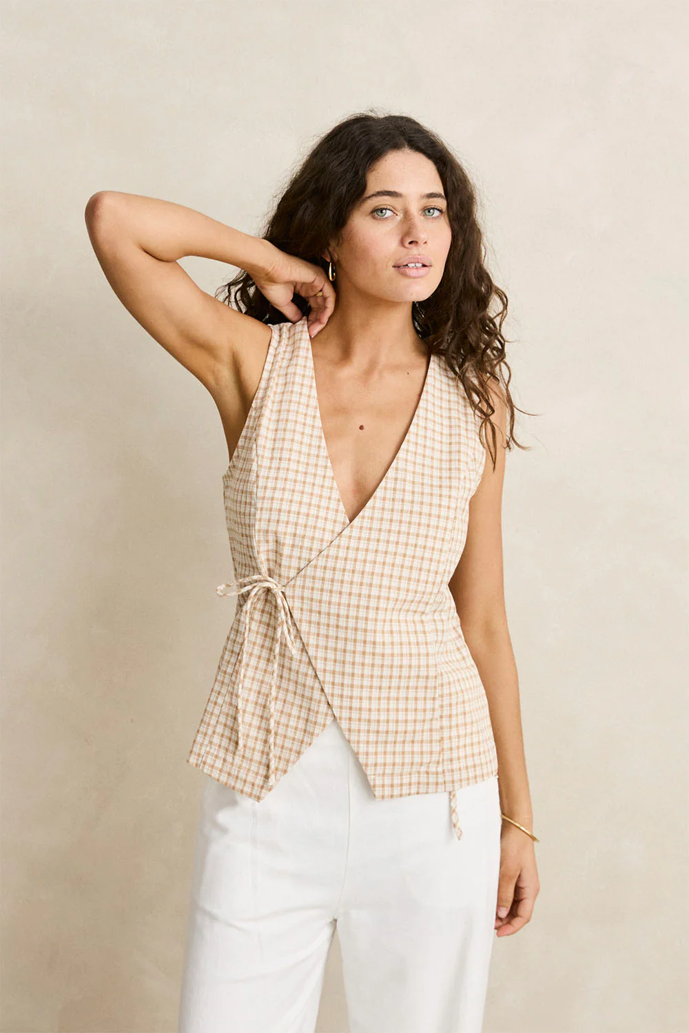 RHYTHM - LONDON CHECK VEST - Image 2