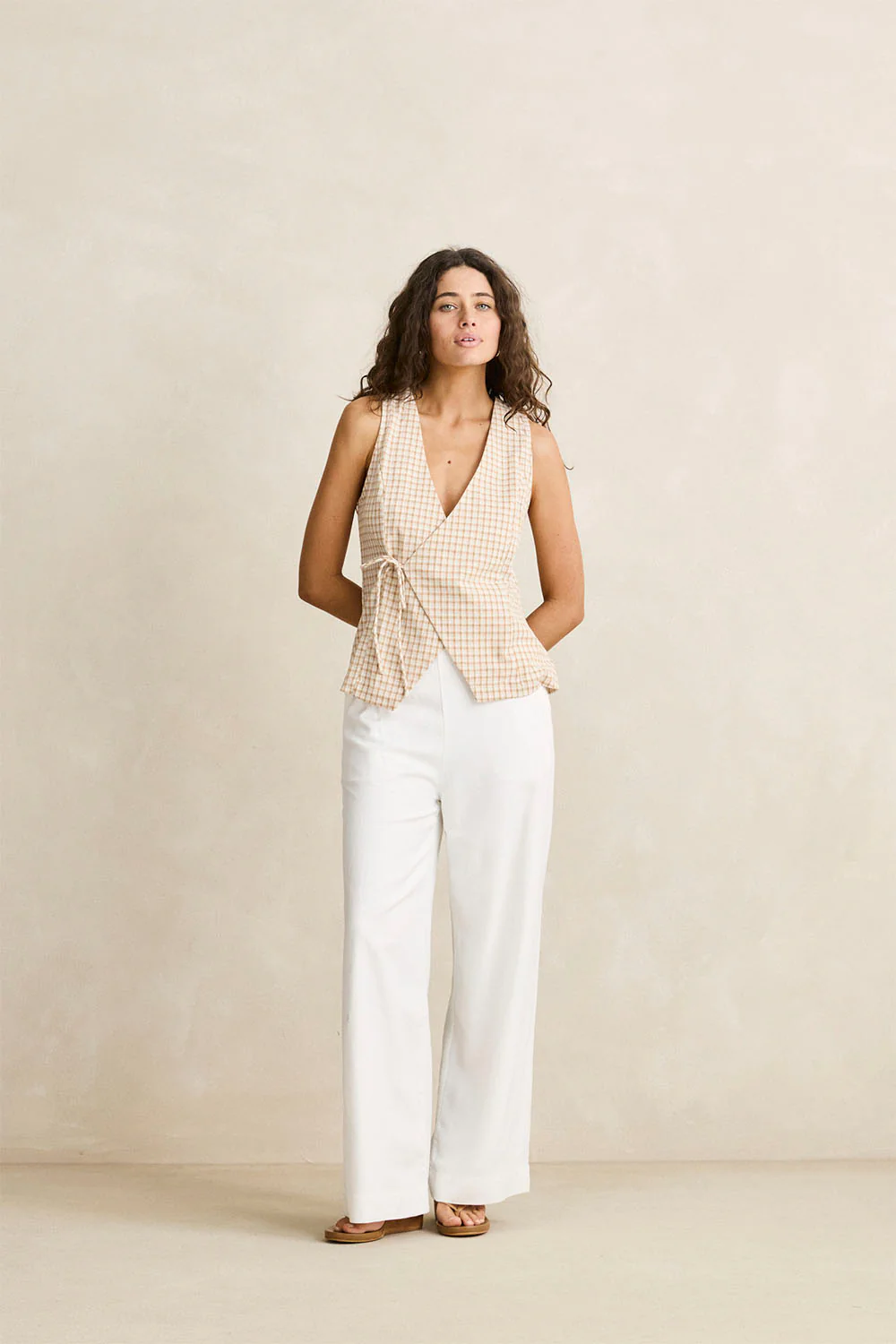 RHYTHM - LONDON CHECK VEST - Image 3