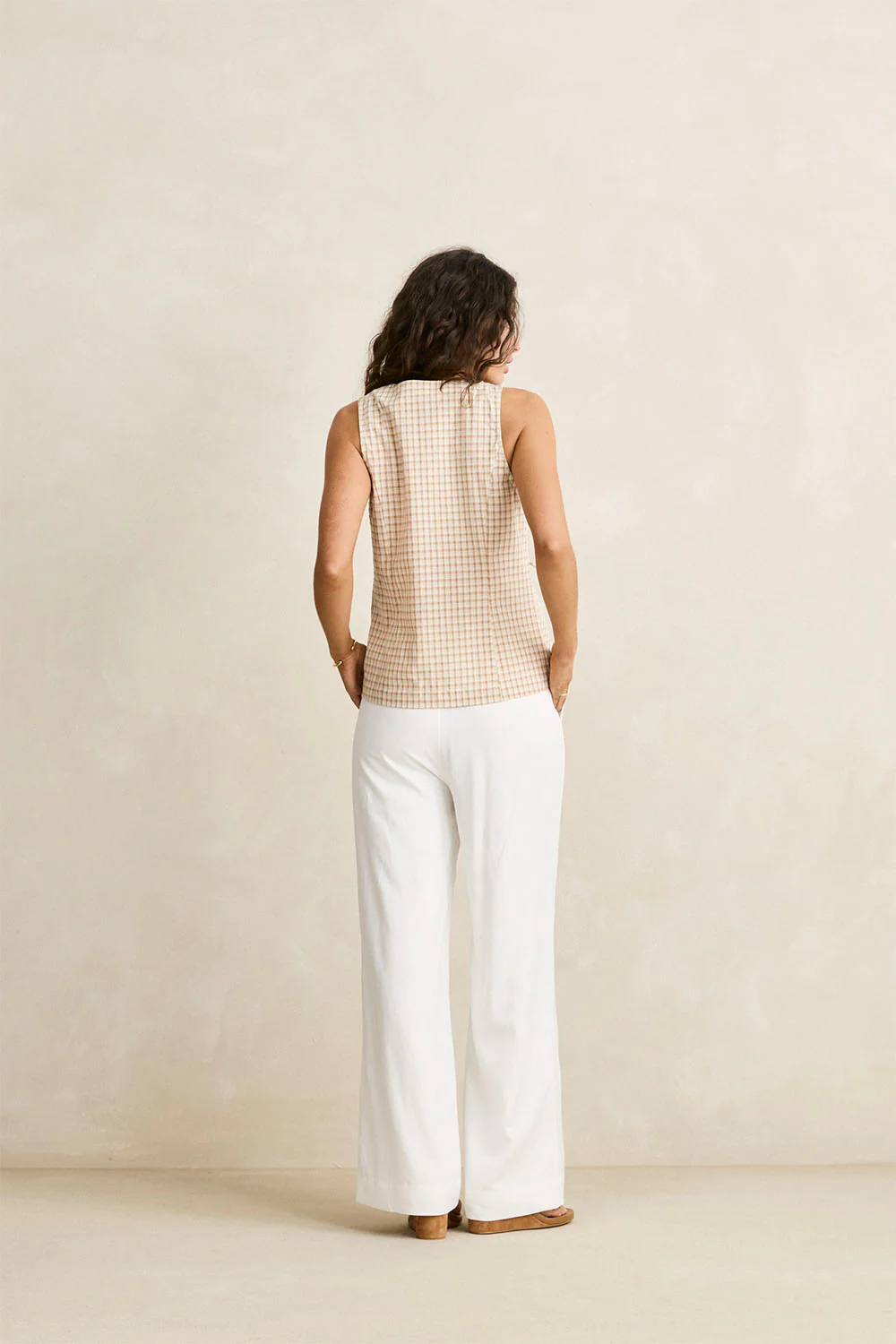 RHYTHM - LONDON CHECK VEST - Image 4