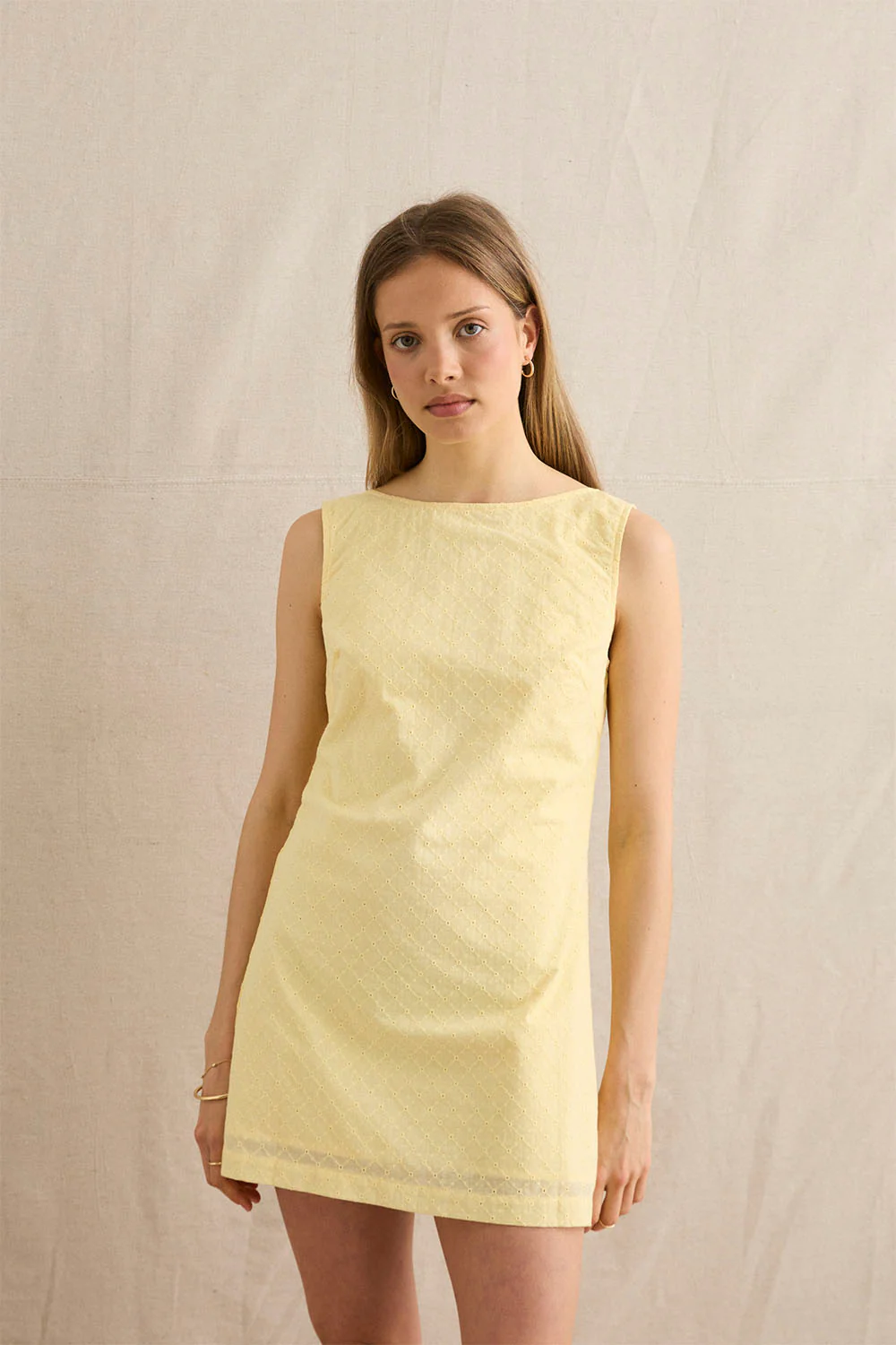 RHYTHM - PORTO EYELET MINI DRESS - Image 3