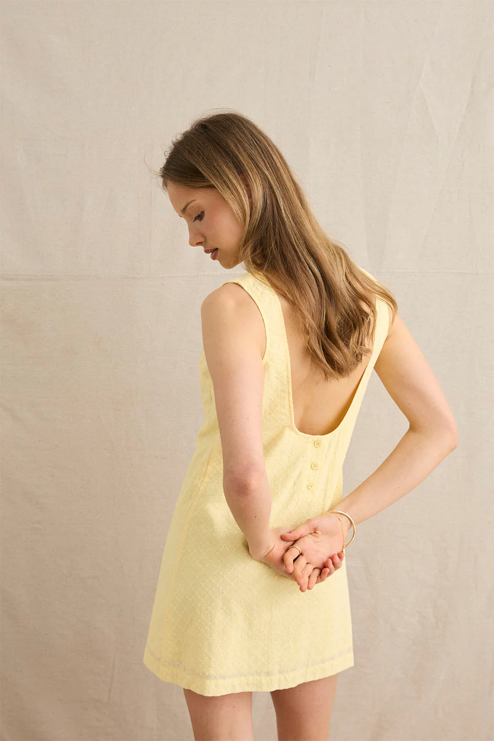RHYTHM - PORTO EYELET MINI DRESS - Image 4