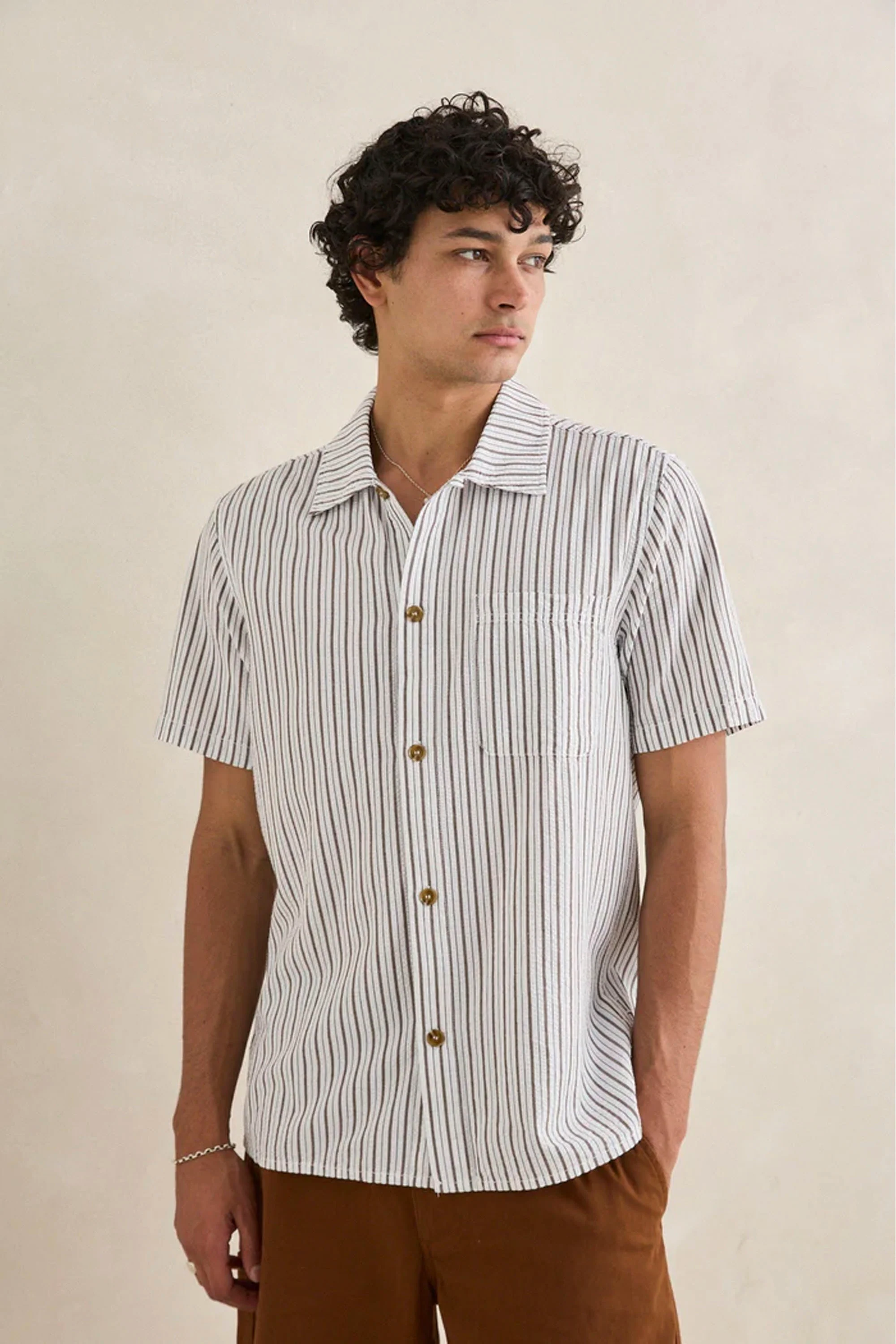 RHYTHM - SEERSUCKER STRIPE SHIRT - Image 3