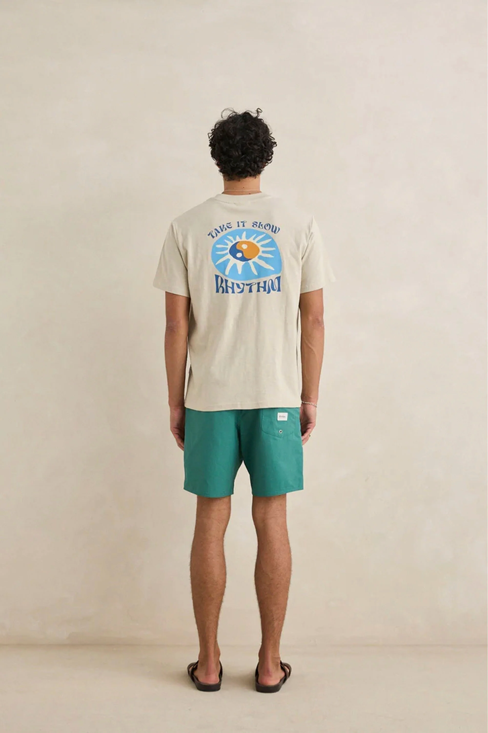 RHYTHM - SLOW DOWN SLUB T-SHIRT - Image 2
