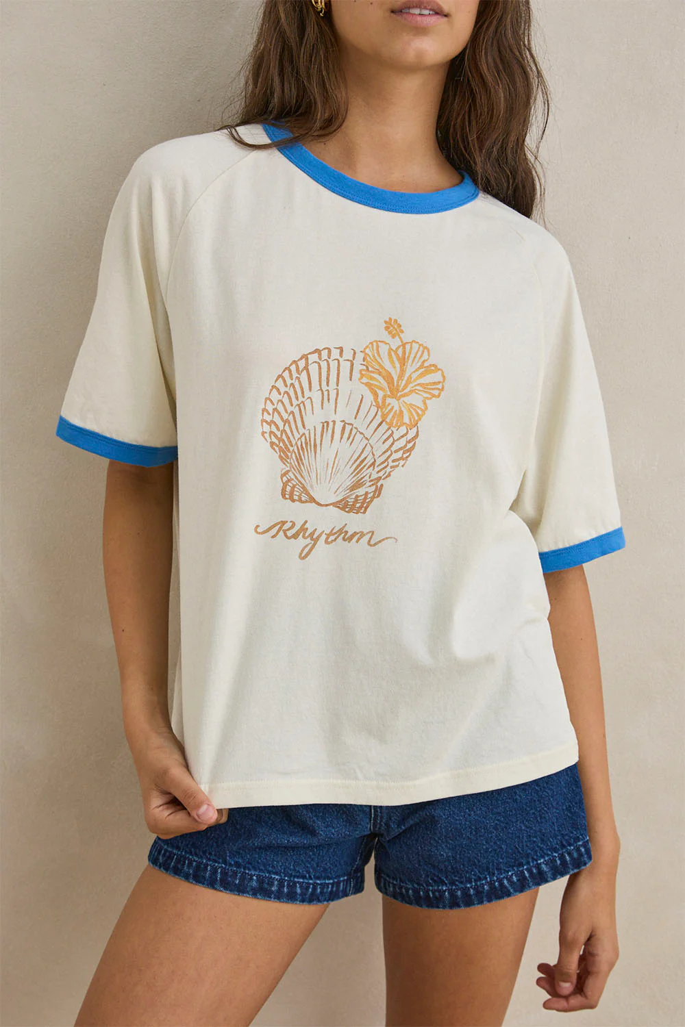 RHYTHM - SUNRISE SEASHELL RINGER TEE - Image 3