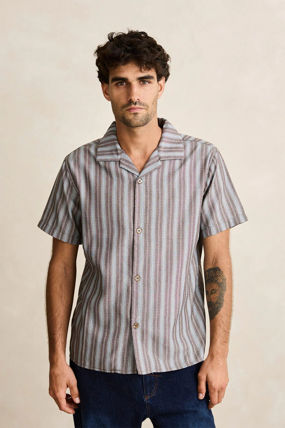 RHYTHM - VACATION STRIPE SHIRT