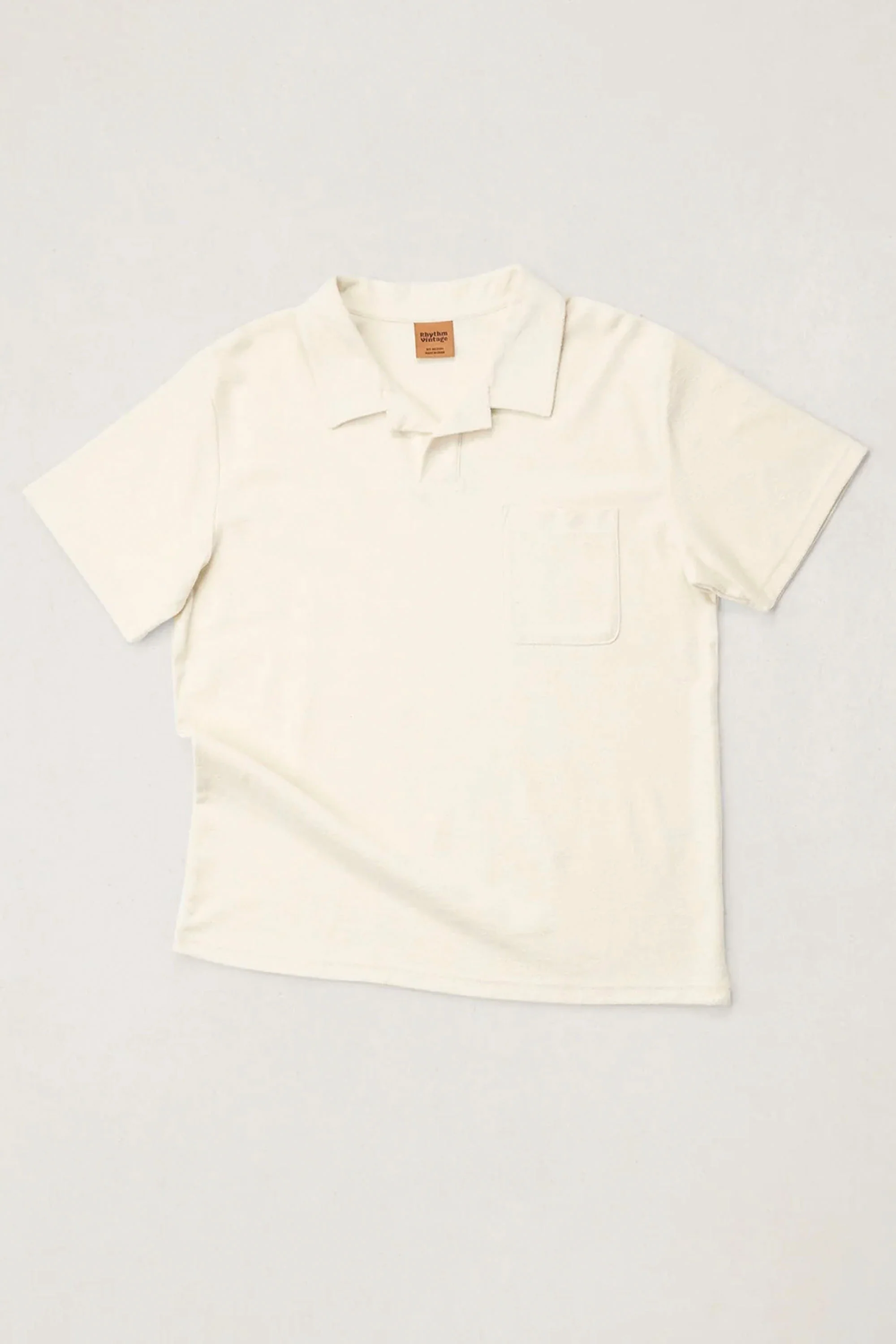 RHYTHM - VINTAGE TERRY POLO - NATURAL - Image 5