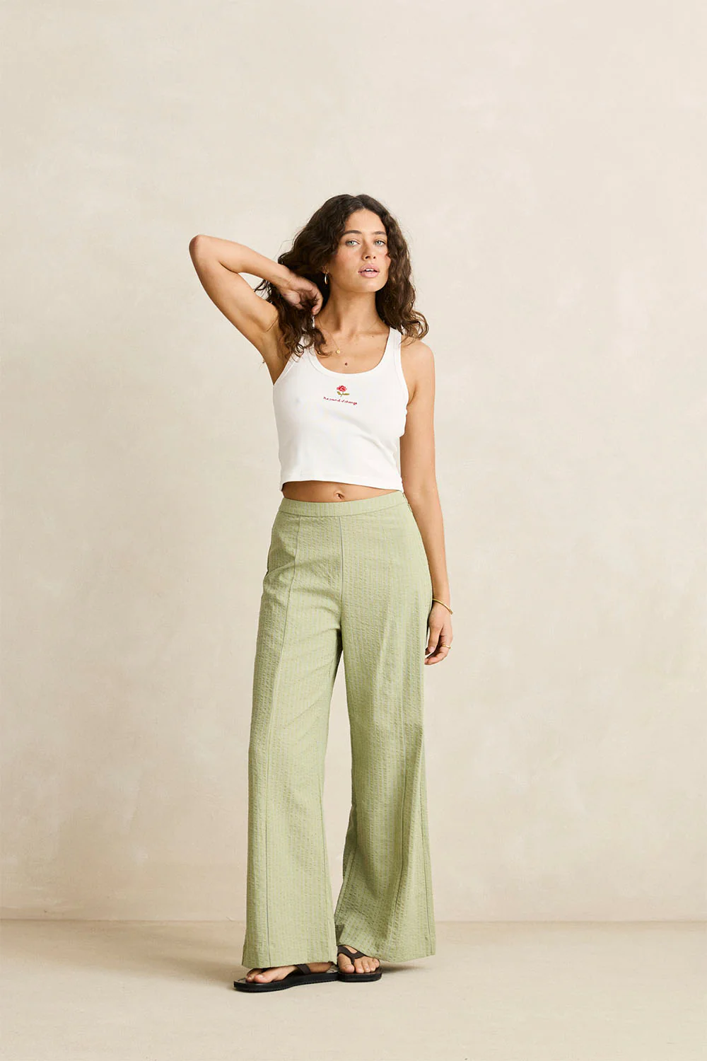 RHYTHM - VISTA STRIPE WIDE LEG PANT - Image 2