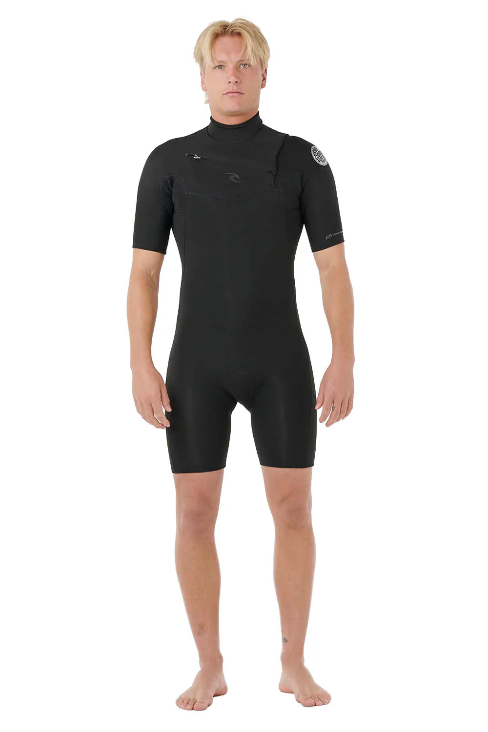RIP CURL - DAWN PATROL - 2/2MM - CHEST ZIP - BLACK - MAN