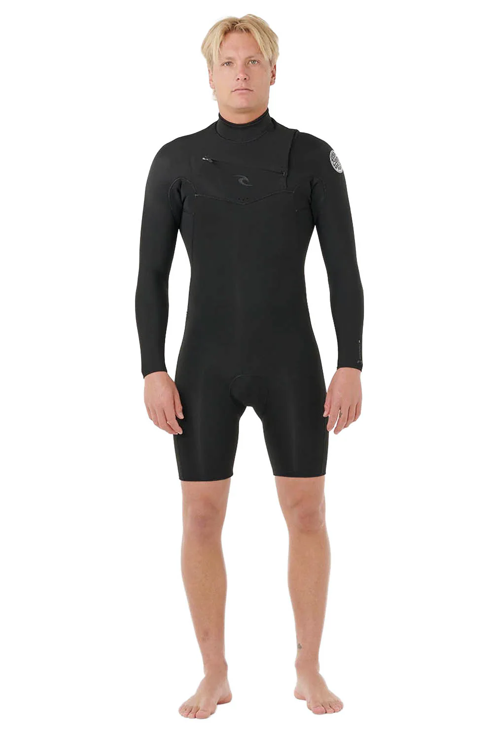 RIP CURL - DAWN PATROL - 2/2MM - CHEST ZIP - BLACK - MAN