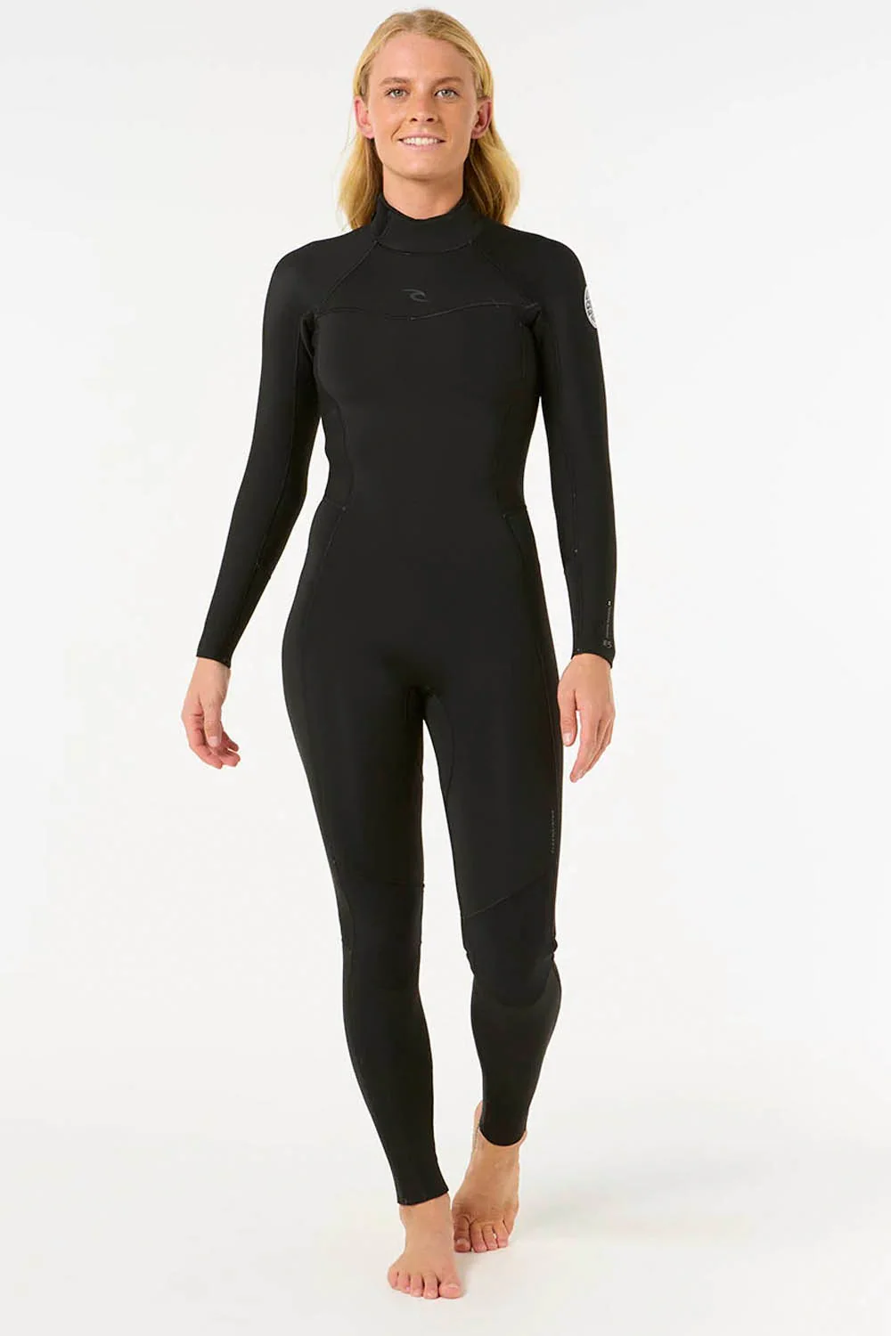 RIP CURL - DAWN PATROL - 3/2MM - BACK ZIP - BLACK - WOMAN - Image 3