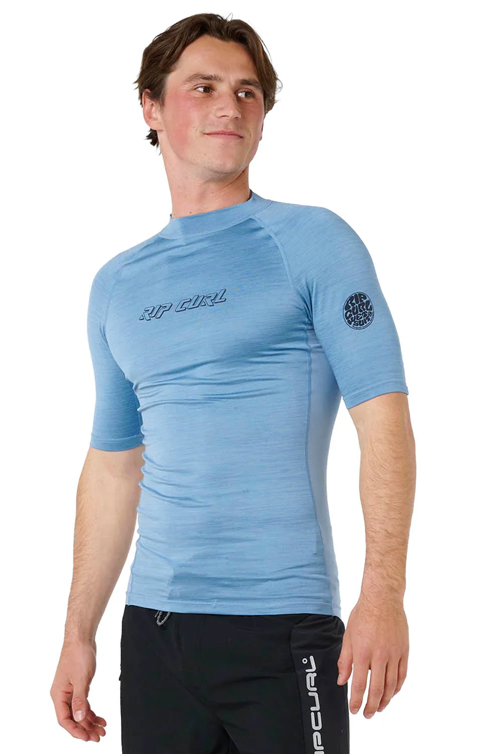 RIP CURL - DAWN PATROL UPF PERF - SHORT SLEEVE - FADED DENIM - MAN - Image 2