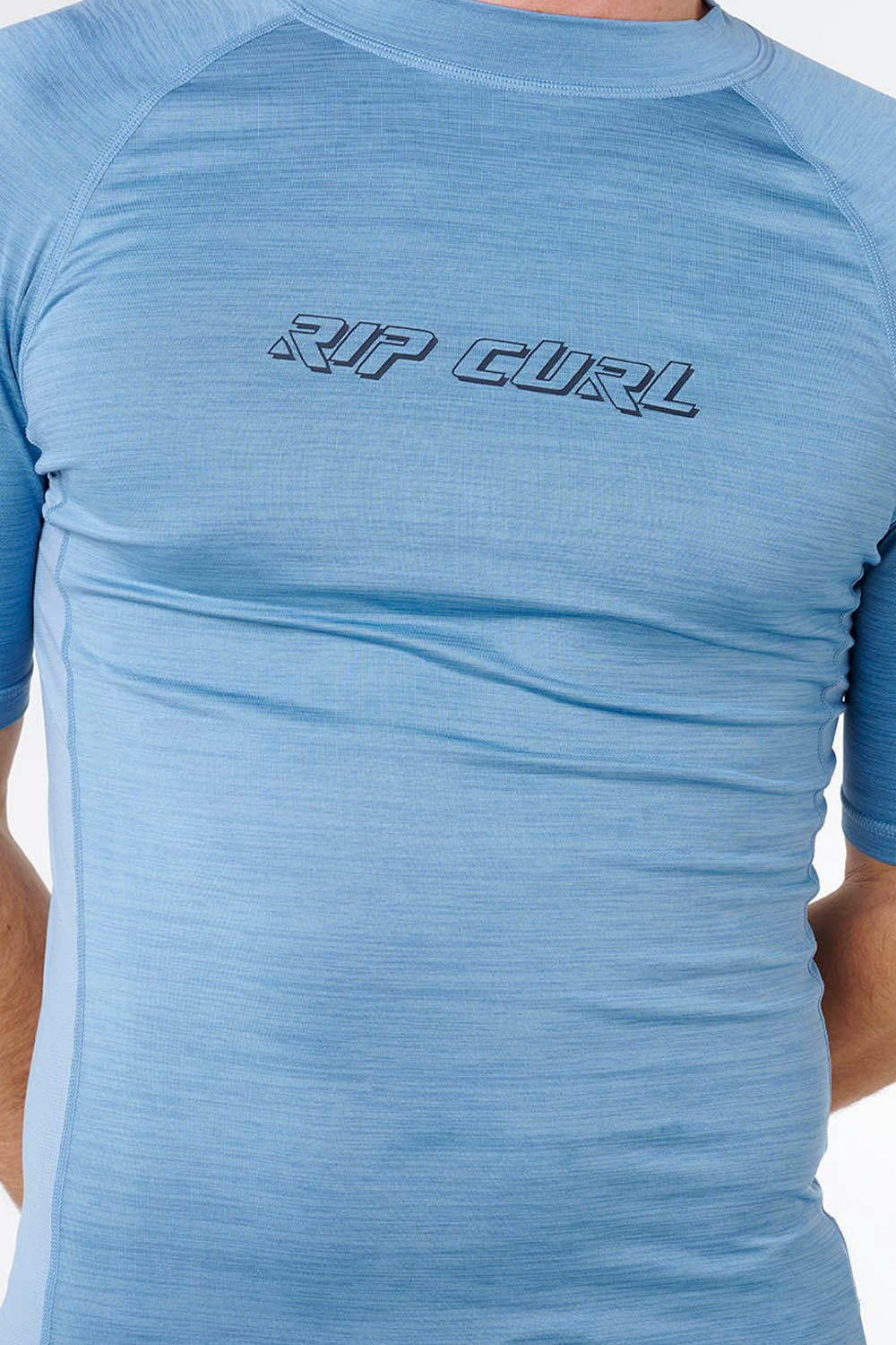RIP CURL - DAWN PATROL UPF PERF - SHORT SLEEVE - FADED DENIM - MAN - Image 3