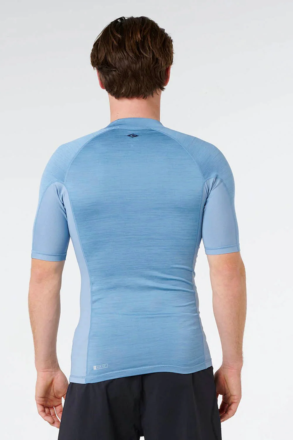 RIP CURL - DAWN PATROL UPF PERF - SHORT SLEEVE - FADED DENIM - MAN - Image 4