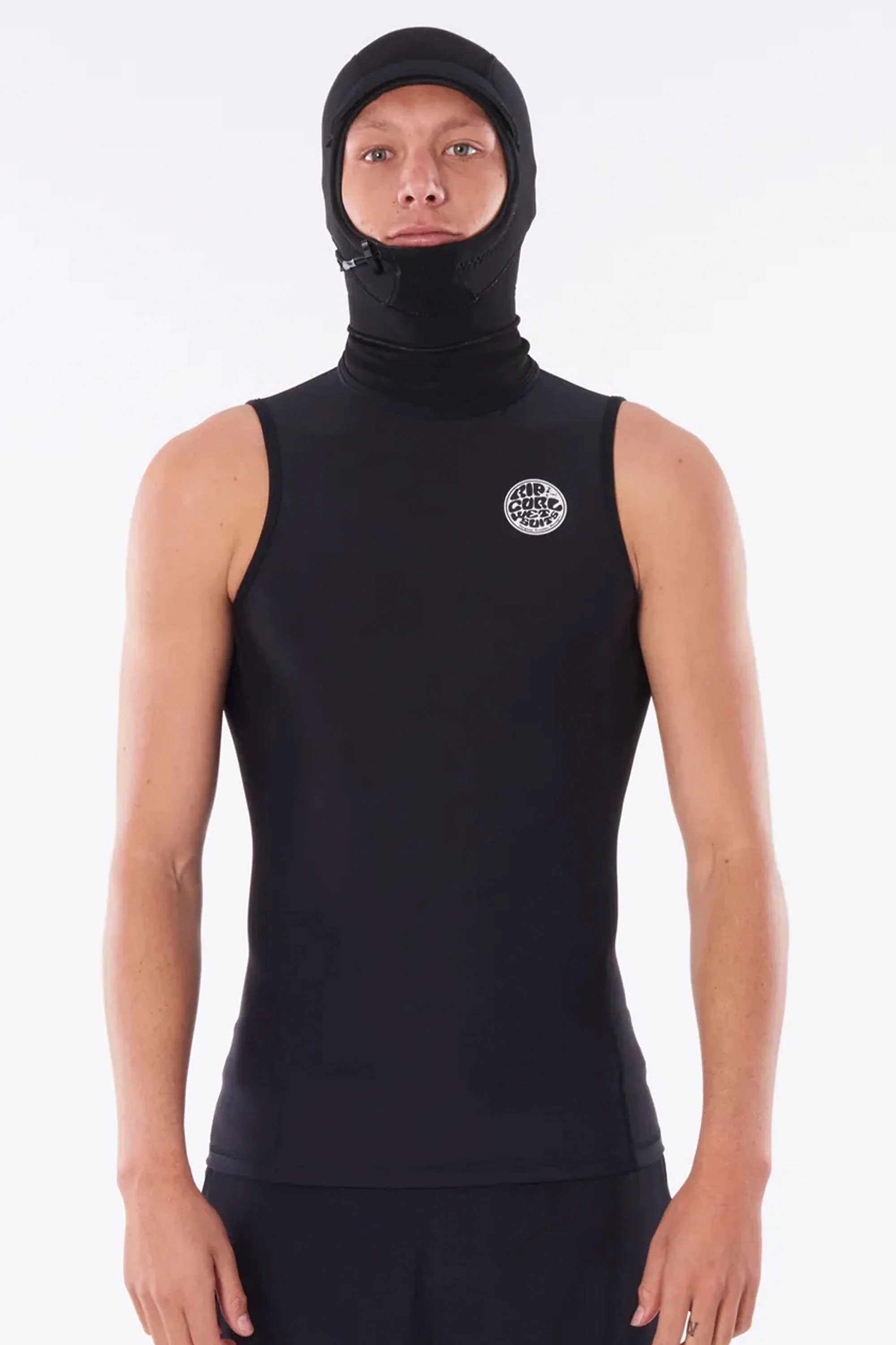 RIP CURL - FLASHBOMB HOOD VEST - 0.5MM - BLACK - UNISEX