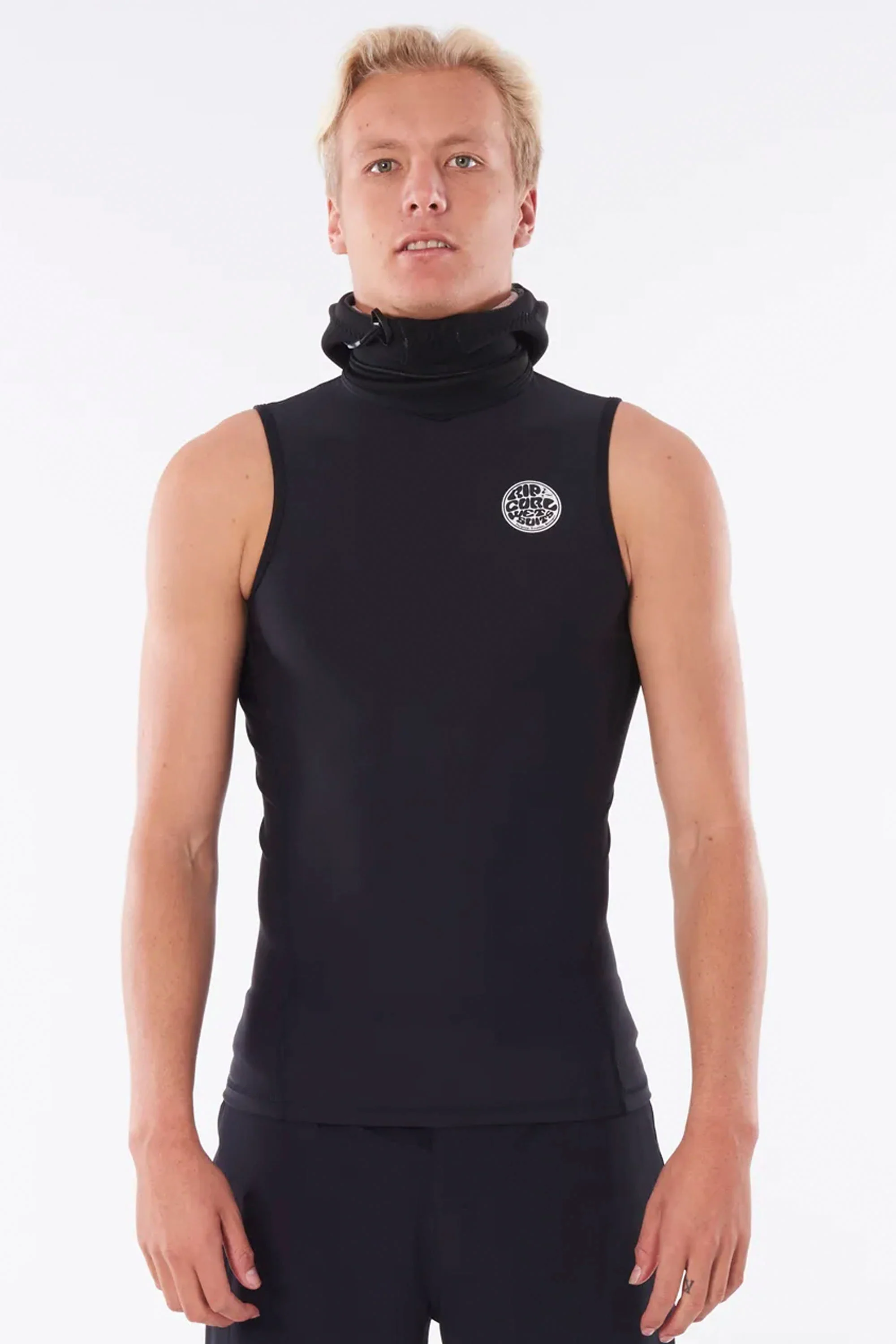 RIP CURL - FLASHBOMB HOOD VEST - 0.5MM - BLACK - UNISEX - Image 5