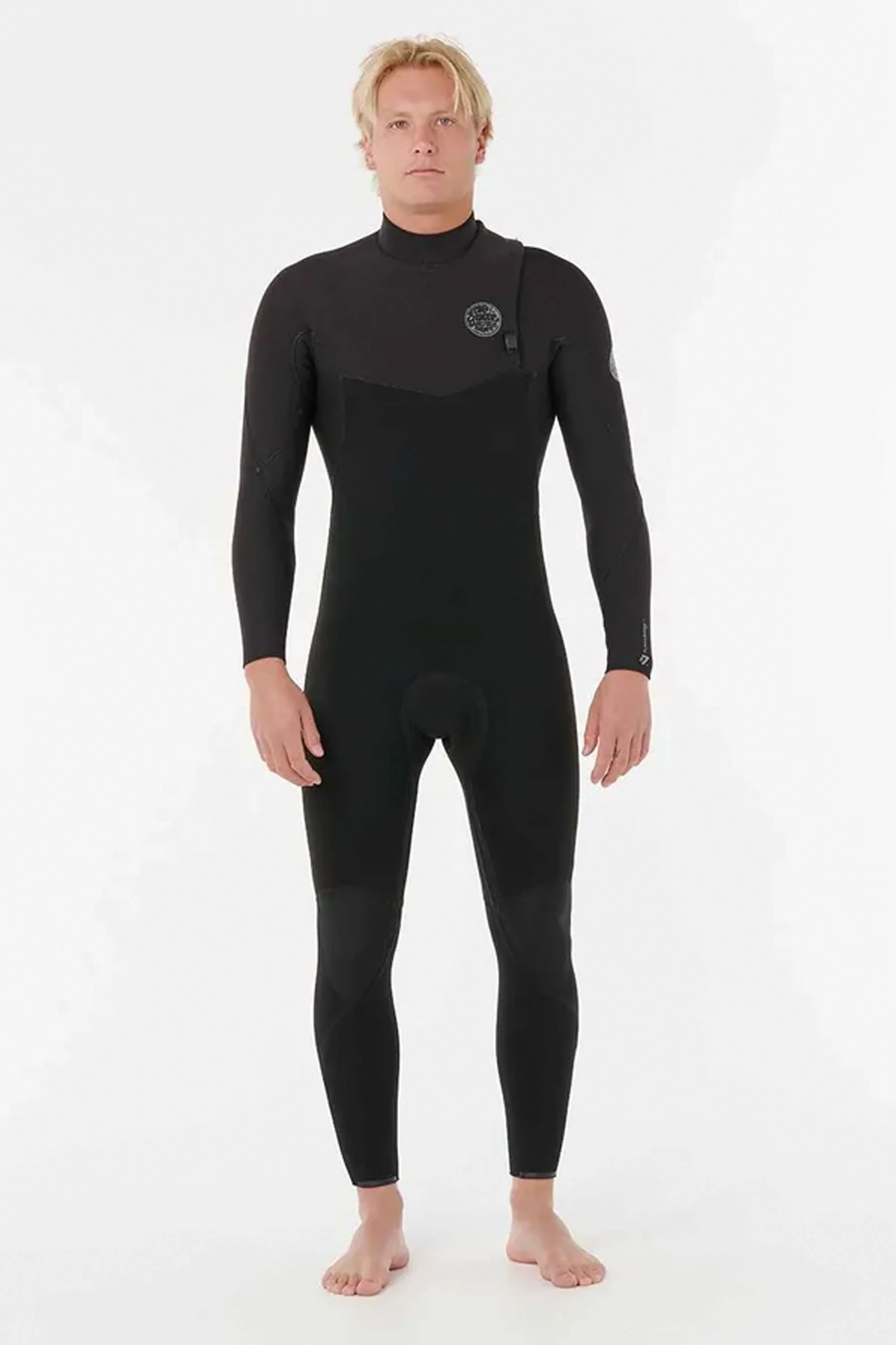 RIP CURL - FLASHBOMB PRO - 4/3MM - Zip free - BLACK - MAN