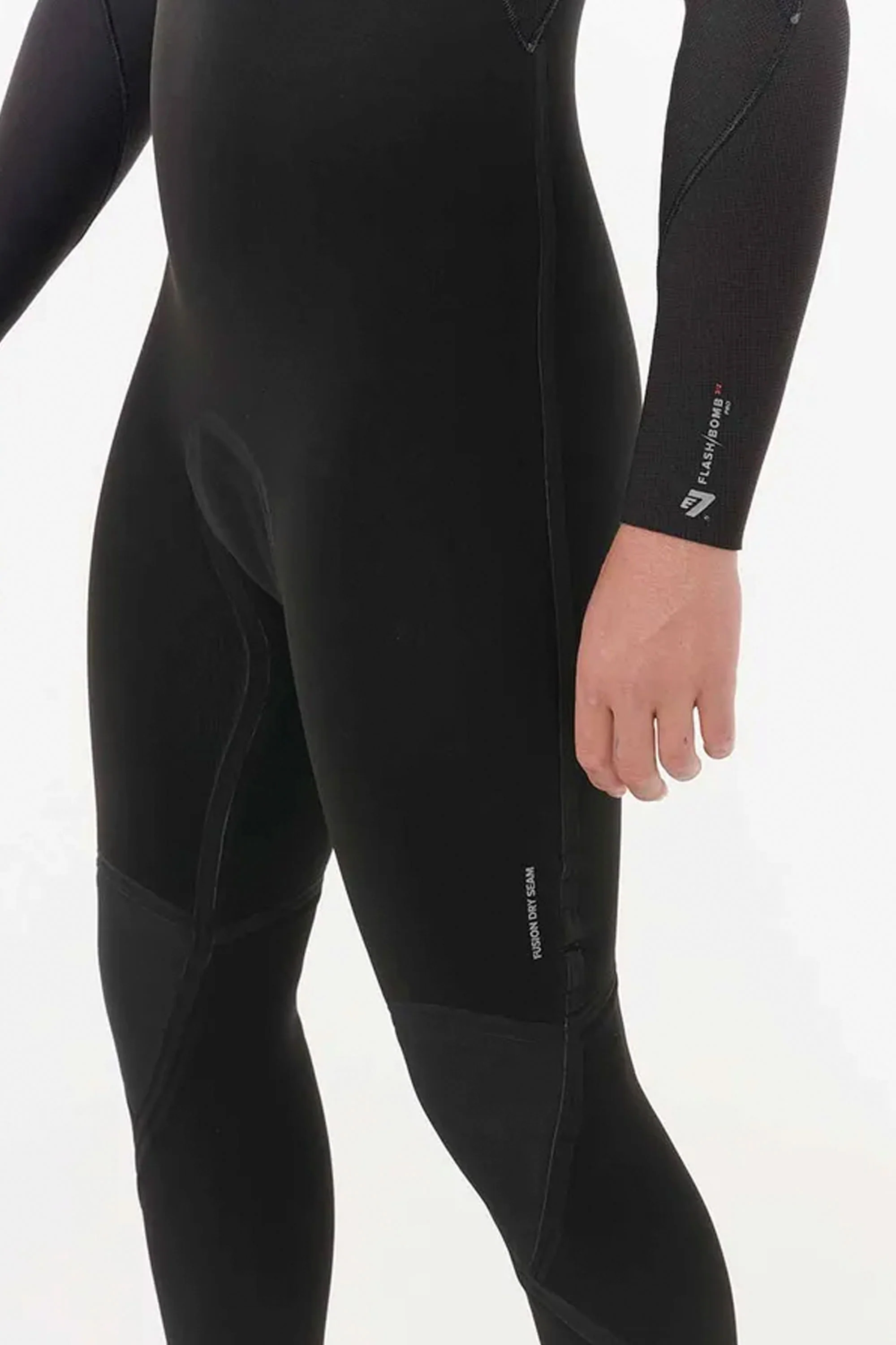 RIP CURL - FLASHBOMB PRO - 4/3MM - Zip free - BLACK - MAN - Image 4