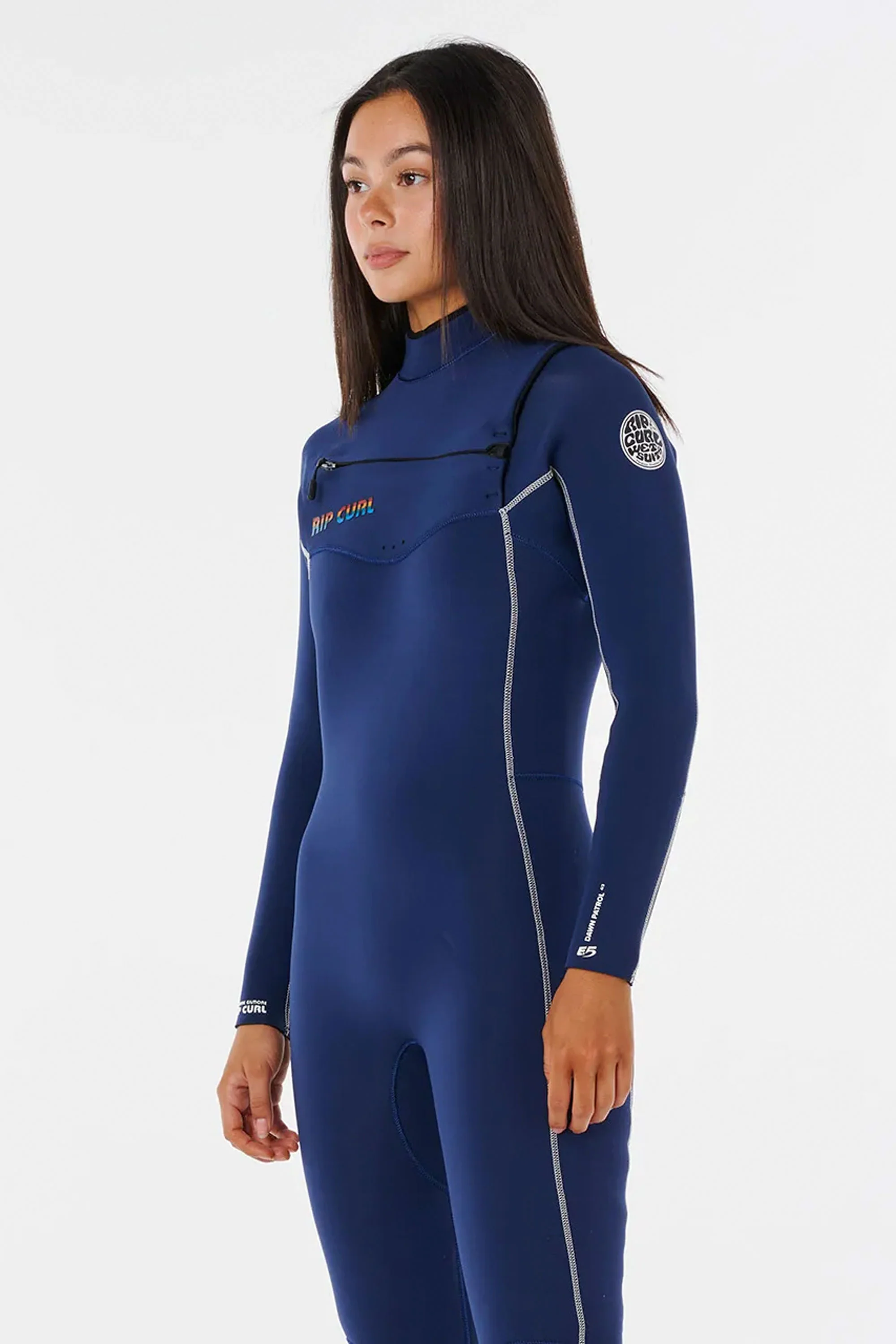 RIP CURL - STEPHANIE GILMORE DAWN PATROL - 4/3mm - Chest zip - NAVY - WOMAN