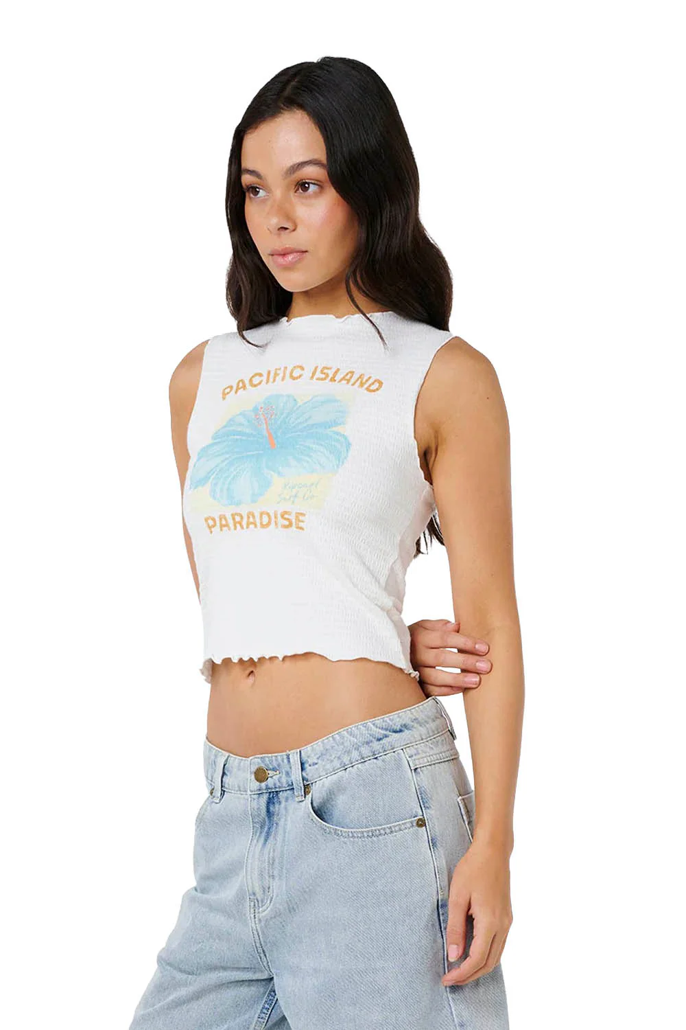 RIP CURL - TOPANGA CANYON SHIRRED TANK