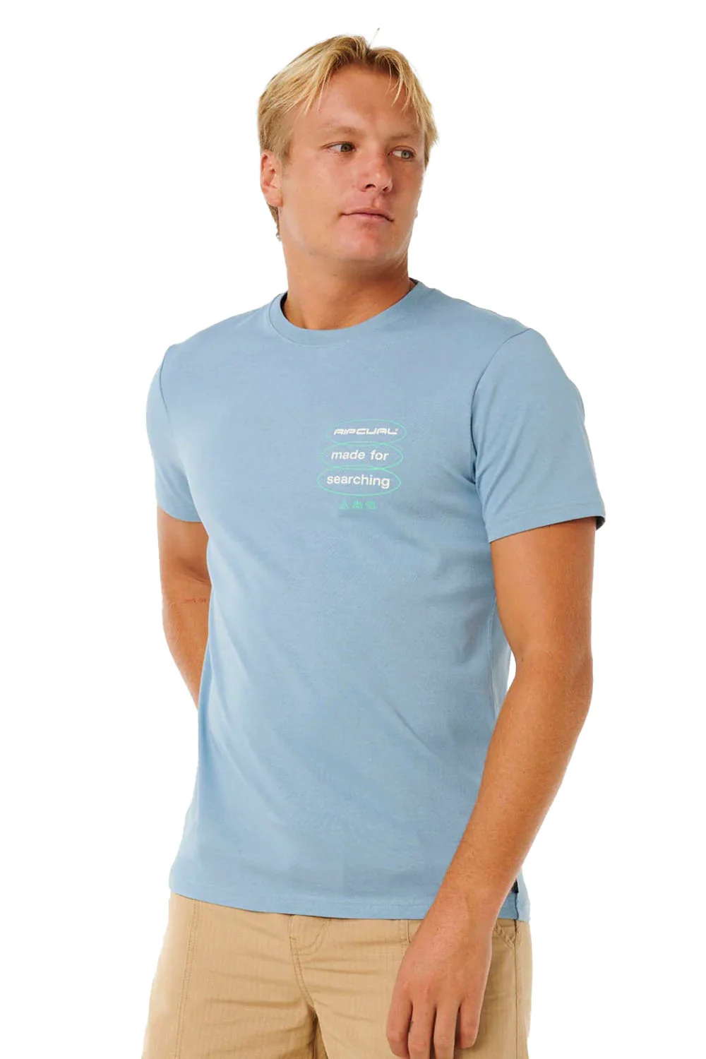 RIP CURL - VAPORCOOL SEARCH 3 STACKS TEE - Image 3