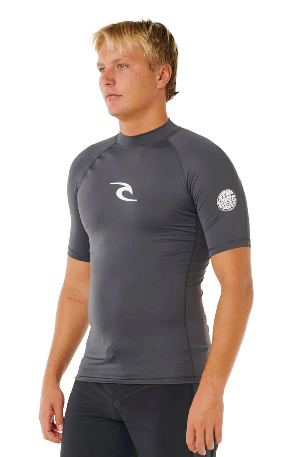 RIP CURL - WAVES UPF PERF - LONG SLEEVE - CHARCOAL GREY - MAN - Image 3