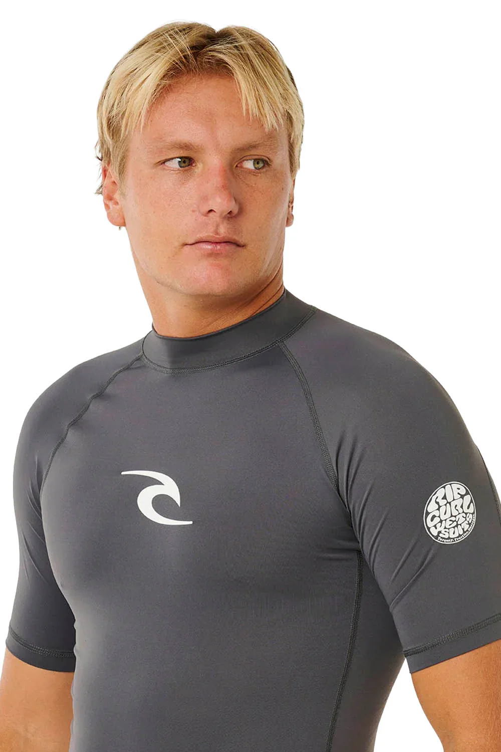 RIP CURL - WAVES UPF PERF - LONG SLEEVE - CHARCOAL GREY - MAN - Image 4