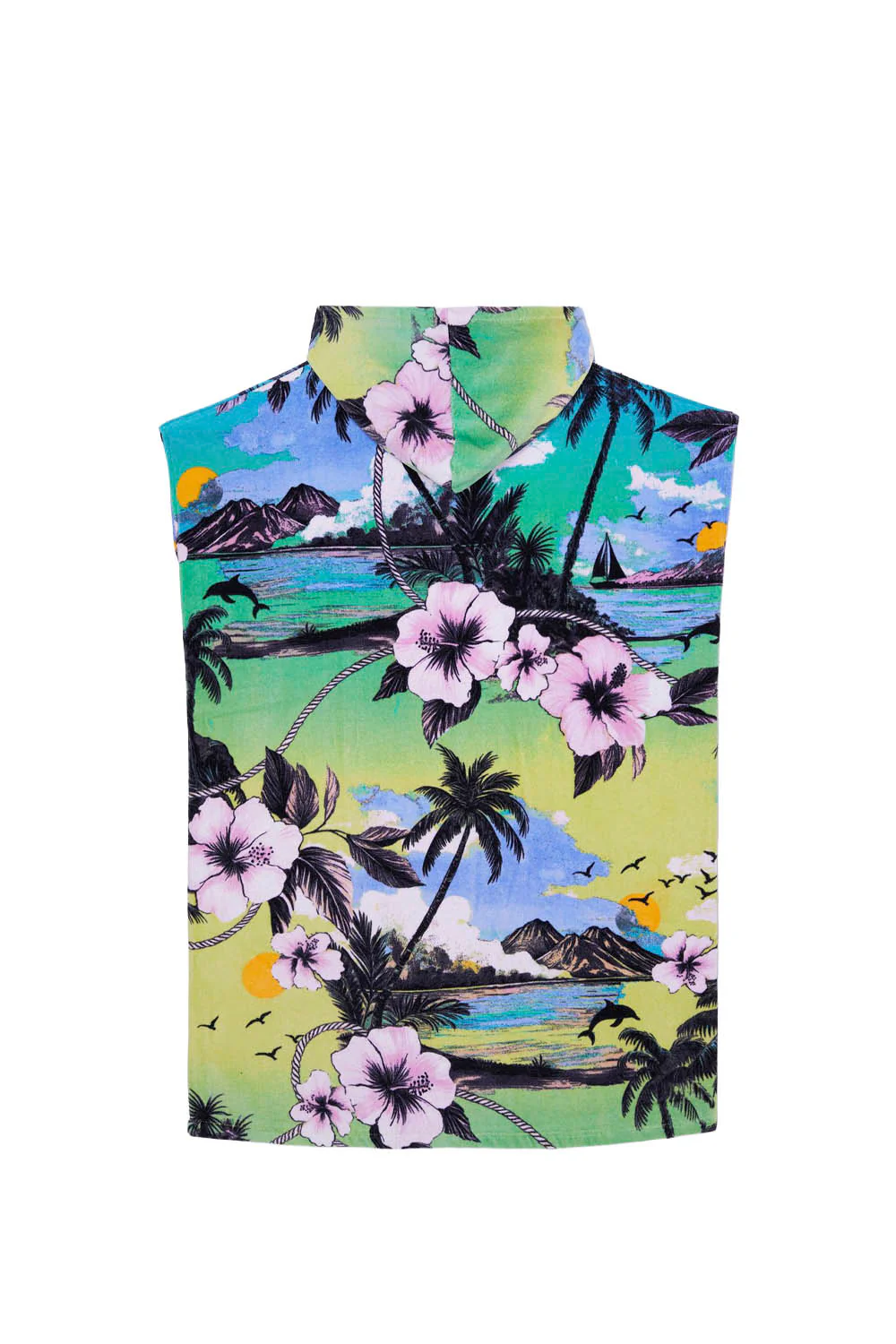 ROXY - STAY MAGICAL PRINTED HOODED TOWEL - CELERY GREEN - Image 2