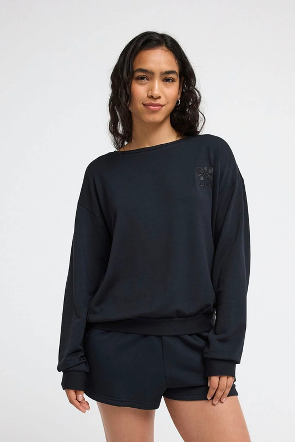 ROXY - SURFING BY MOONLIGHT CREW - BLACK