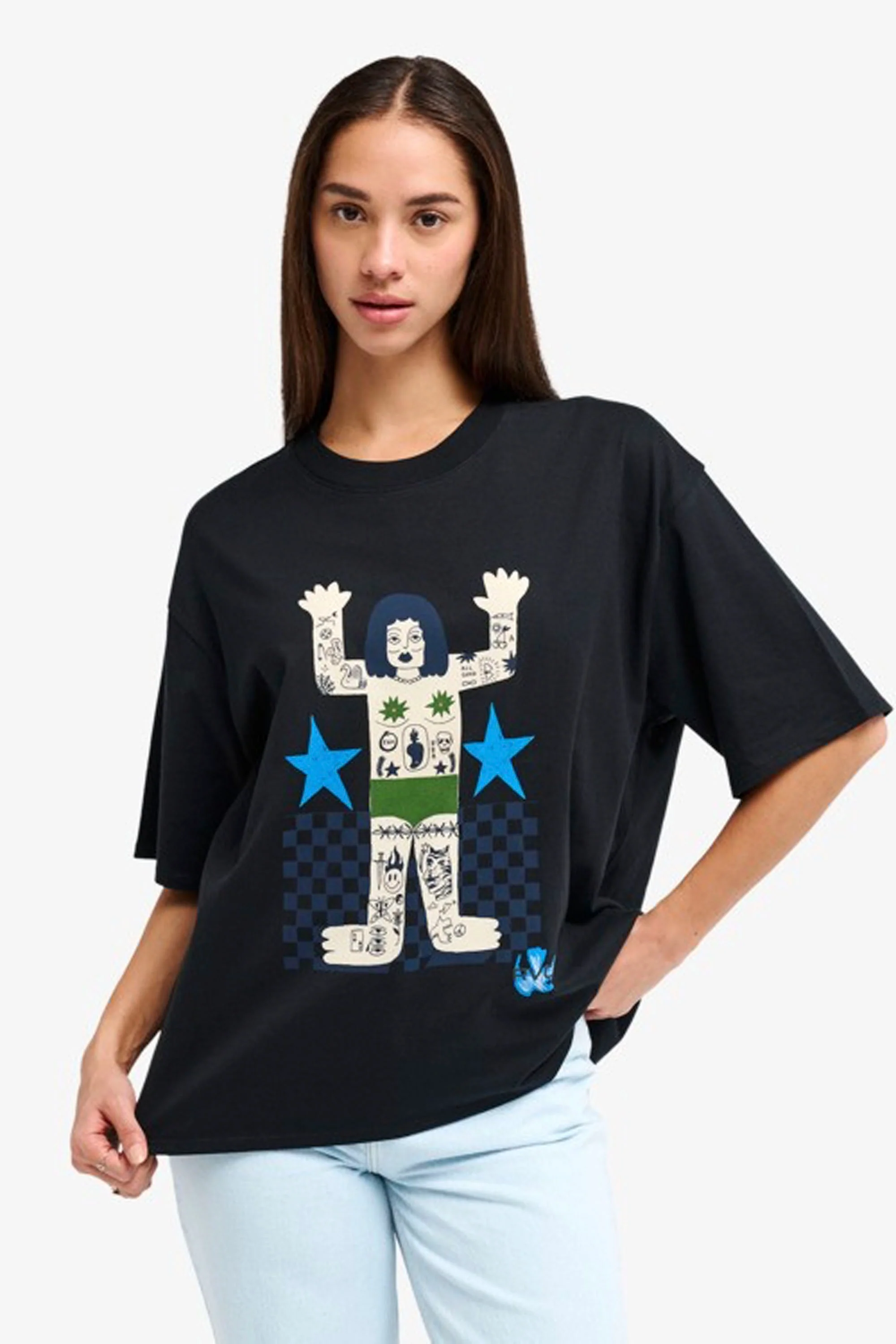 RVCA - AF BONHOMME OVERSIZED TEE