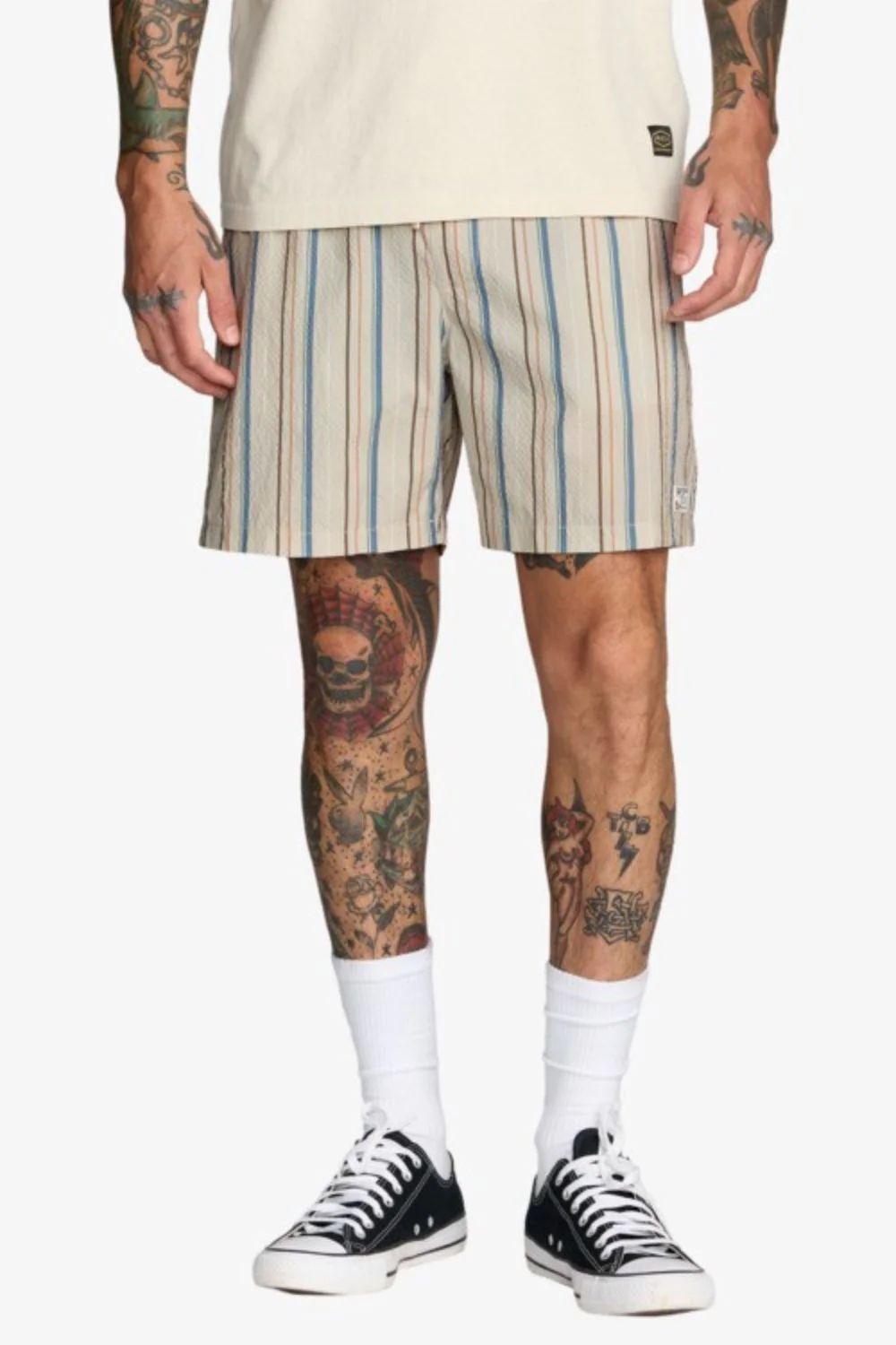 RVCA - EXOTICA SEERSUCKER ELASTIC 17 BOARDSHORT