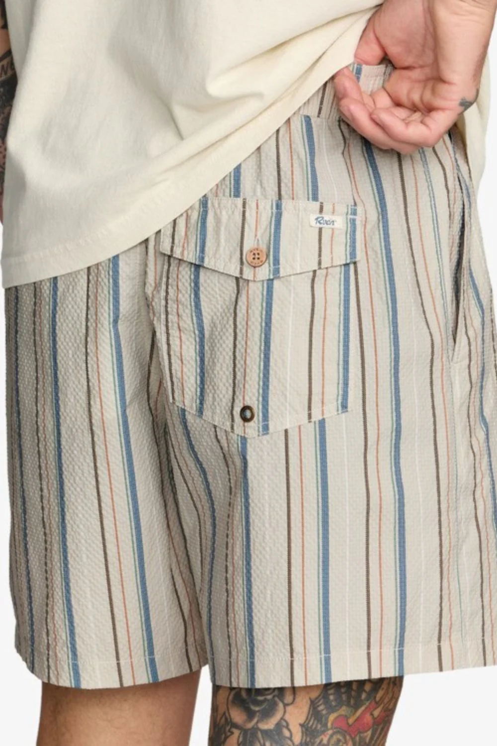 RVCA - EXOTICA SEERSUCKER ELASTIC 17 BOARDSHORT - Image 3
