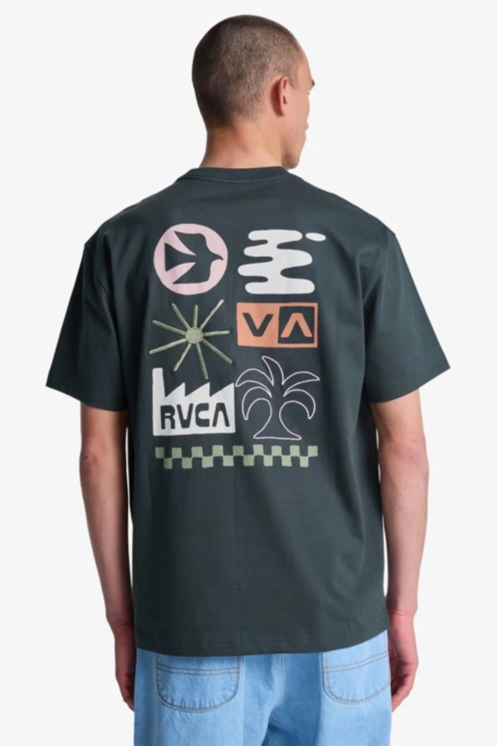 RVCA - MIRAGE TEE - PIRATE BLACK - Image 2