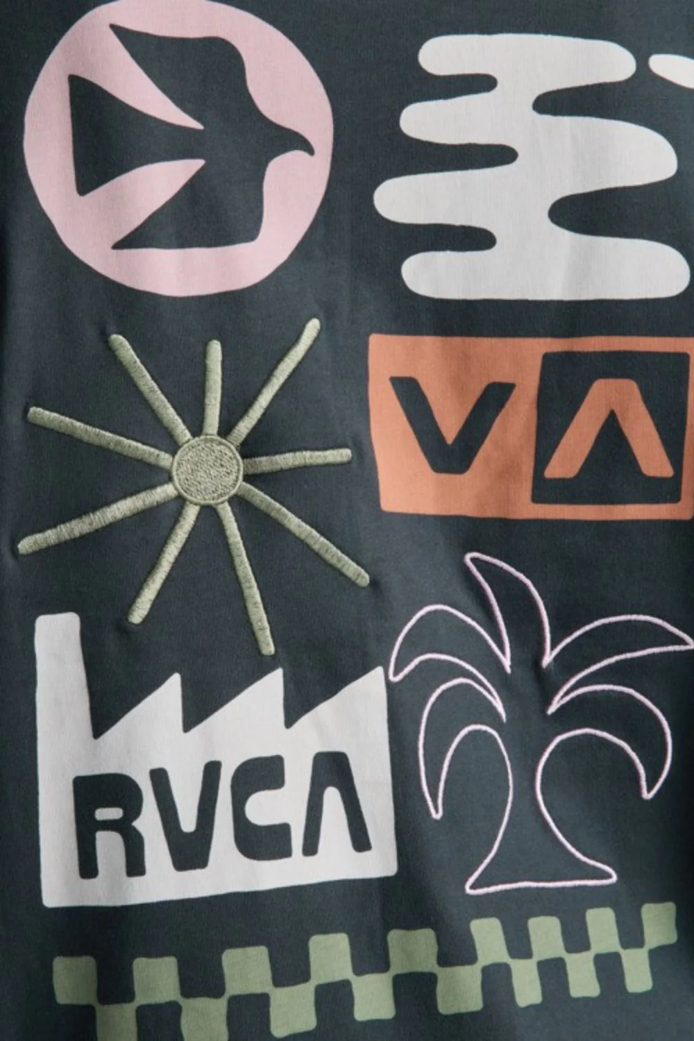 RVCA - MIRAGE TEE - PIRATE BLACK - Image 3