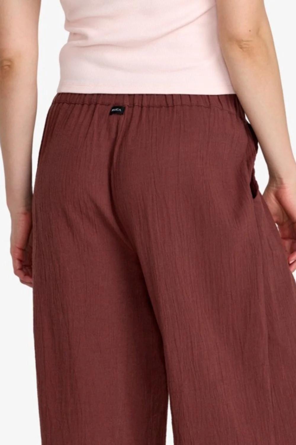 RVCA - NEW YUME WIDE PANT - TERRA BROWN - Image 3