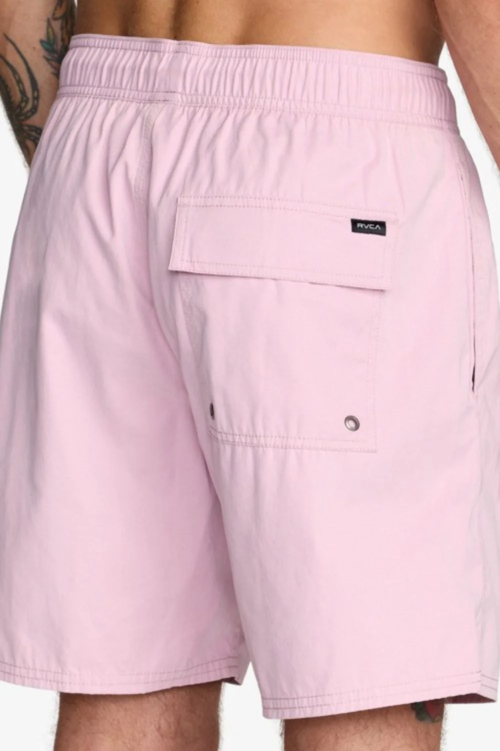 RVCA - OPPOSITES ELASTIC BOARDSHORT - DUSTY PINK - Image 4