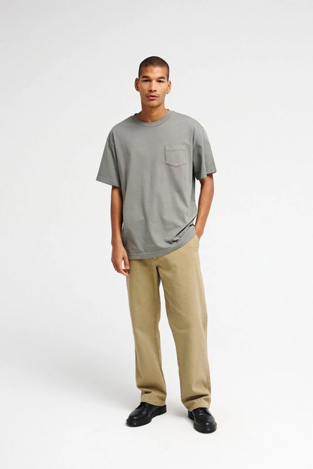 RVCA - PTC 2 PIGMENT TEE - SAGE LEAF - Image 3