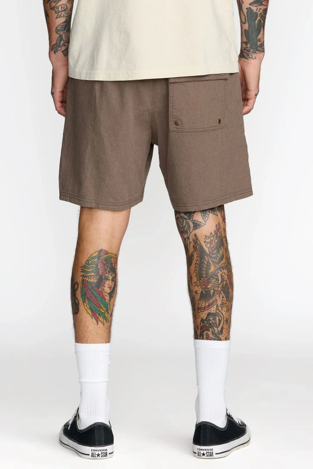 RVCA - SANDS ELASTIC 17 SHORT - MUSHROOM - Image 2