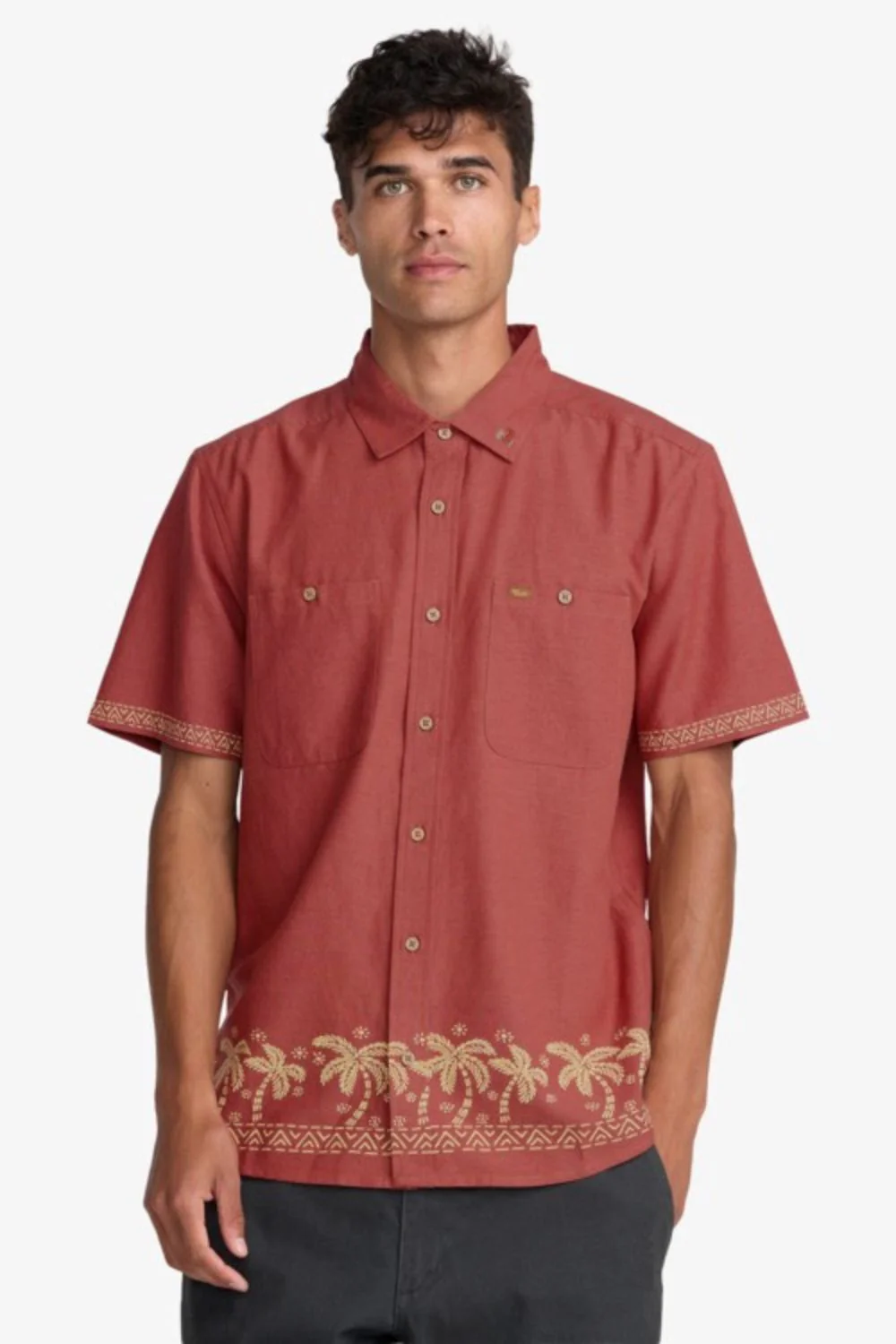 RVCA - TALUM SHIRT - DUSTY RED
