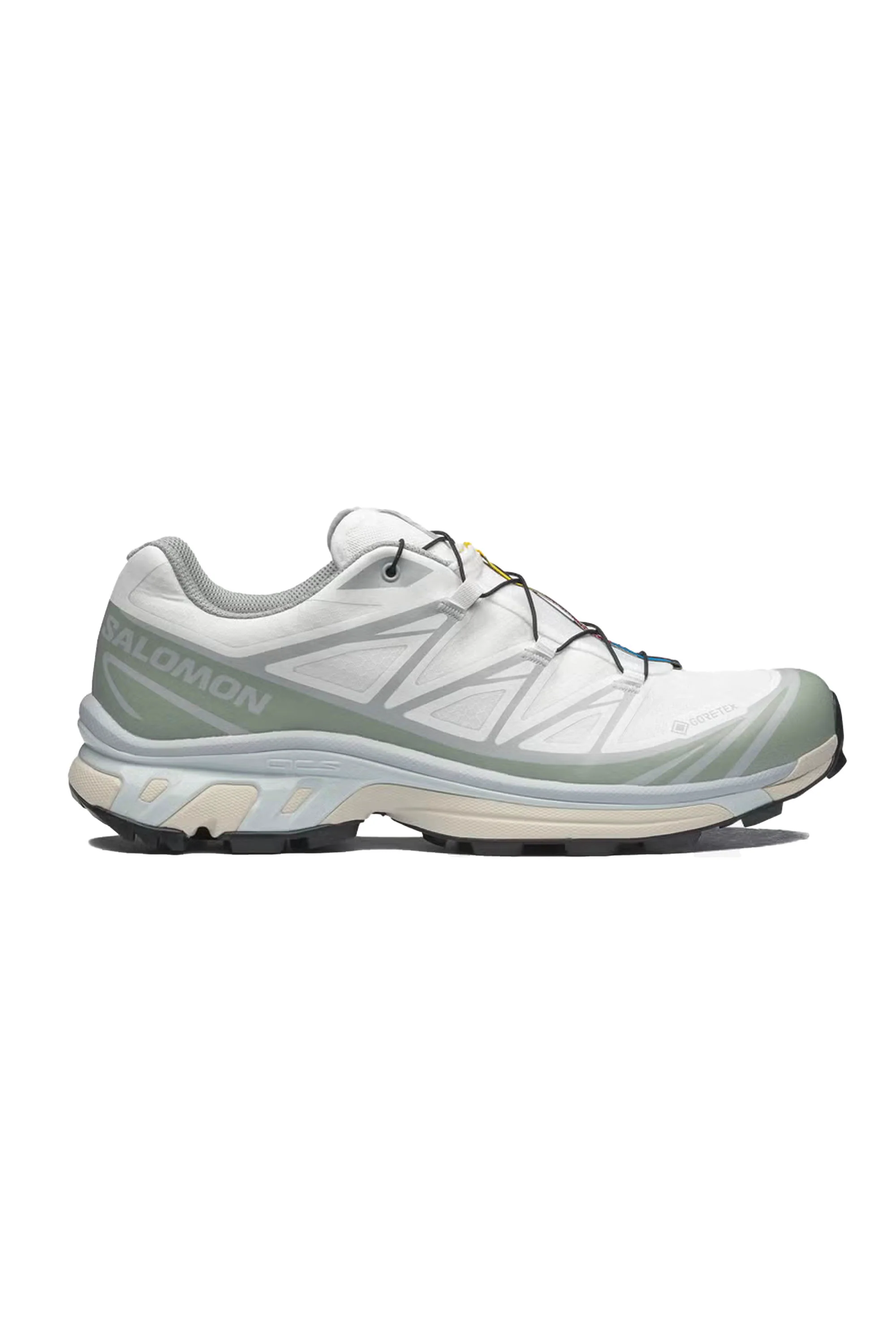 SALOMON - XT-6 GTX - WHITE/GREEN MILIEU - WOMAN