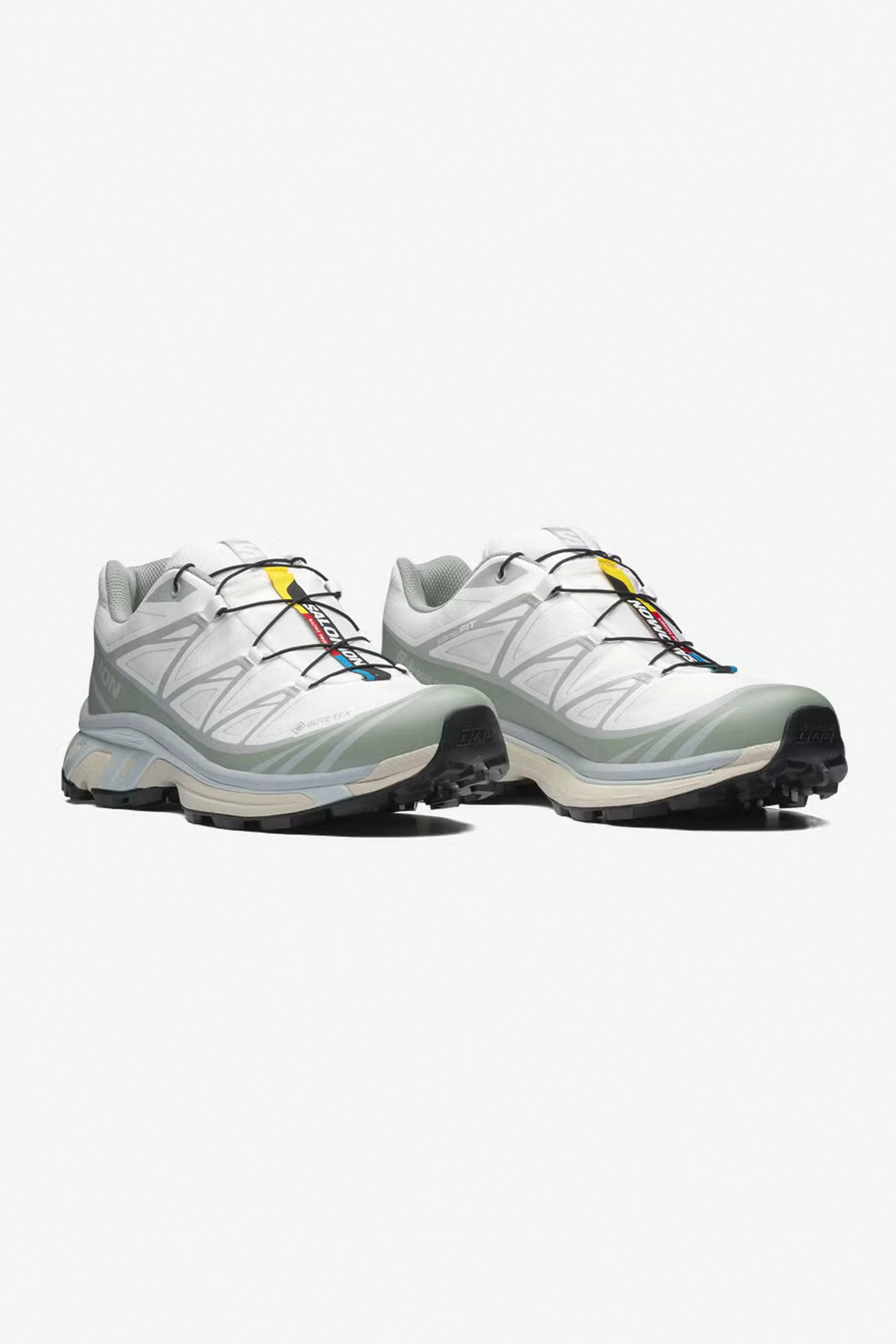 SALOMON - XT-6 GTX - WHITE/GREEN MILIEU - WOMAN - Image 4