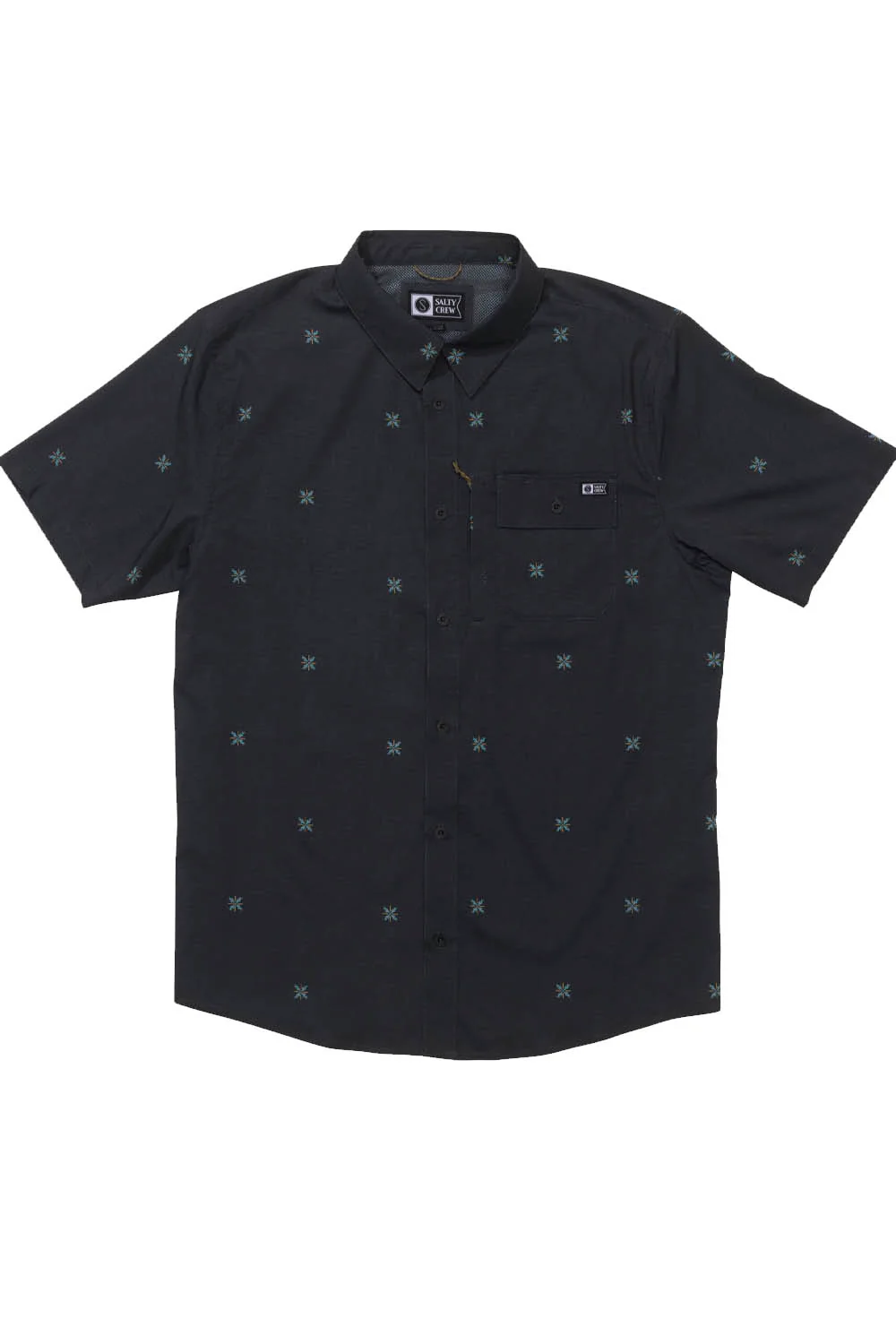 SALTY CREW - FLAGSHIP UV BUTTON UP SHIRT - PHANTOM