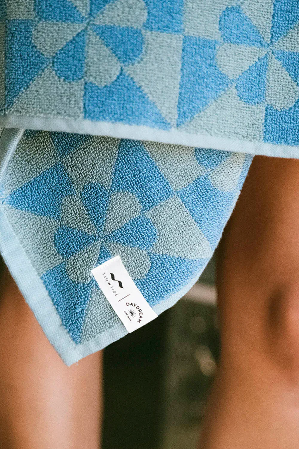 SLOWTIDE - BEX BATH TOWEL - DUSTY BLUE - Image 4