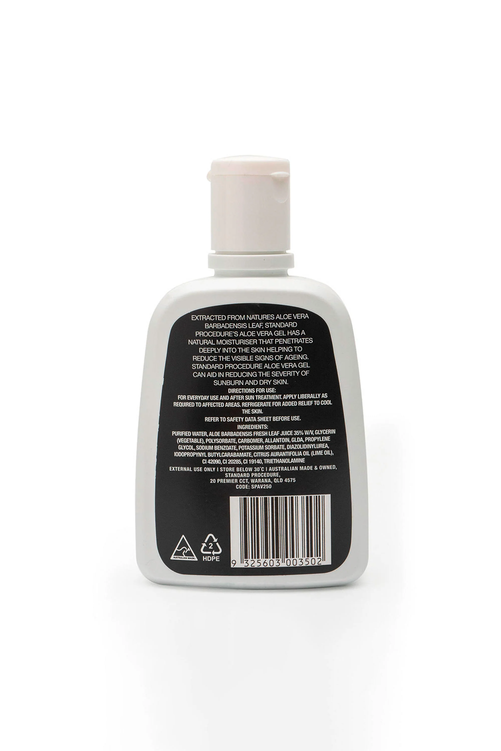 STANDARD PROCEDURE - ALOE VERA GEL - 250ml - Image 4