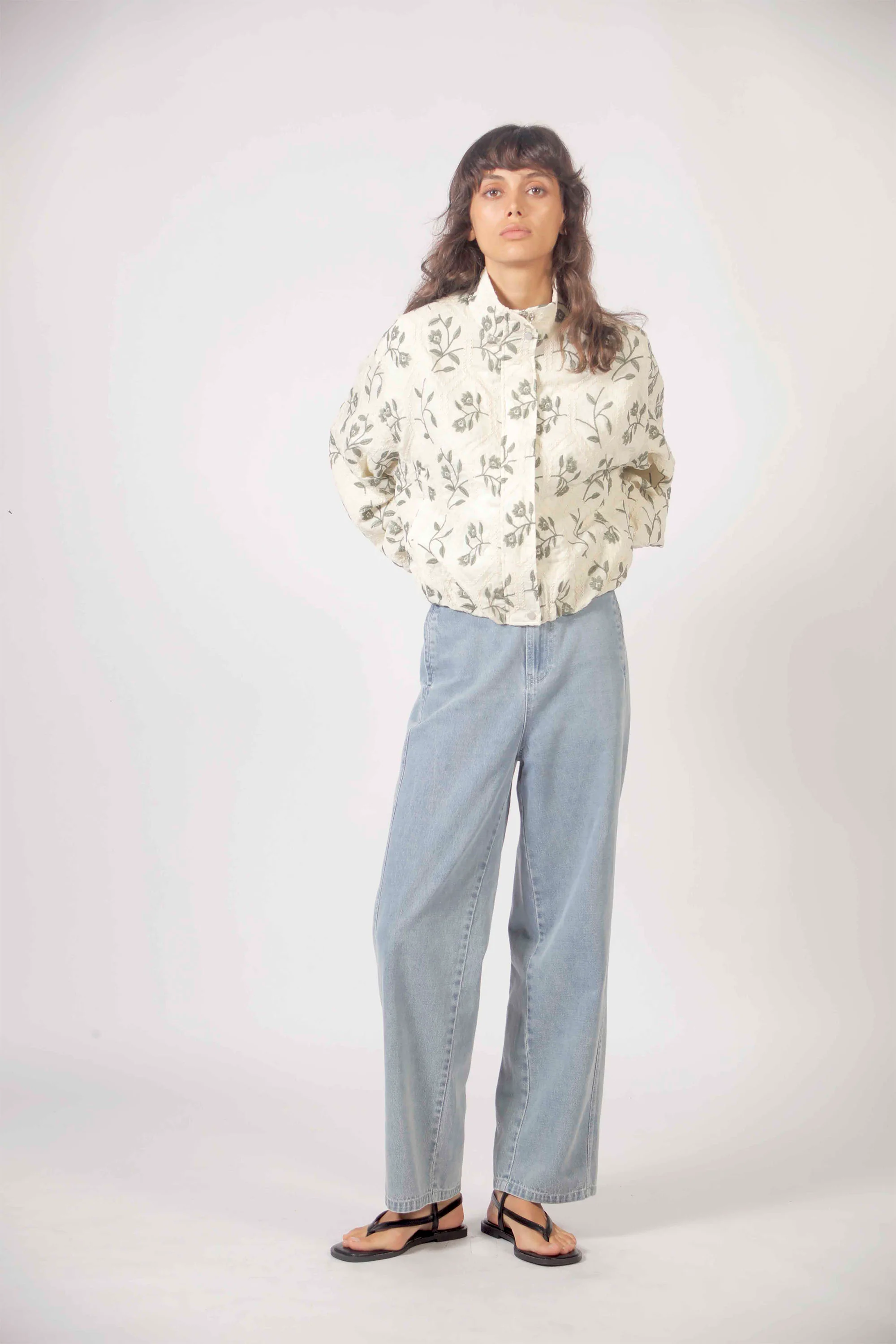 THE KORNER - EMBROIDERED FLOWERS JACKET - Image 3