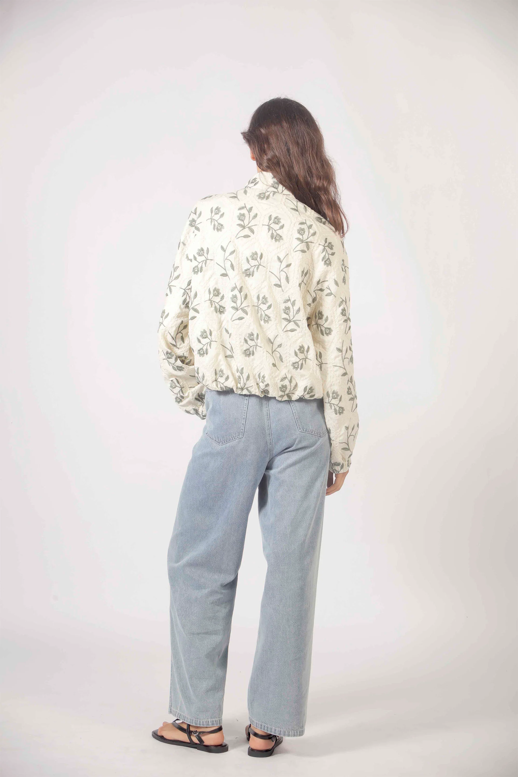 THE KORNER - EMBROIDERED FLOWERS JACKET - Image 4