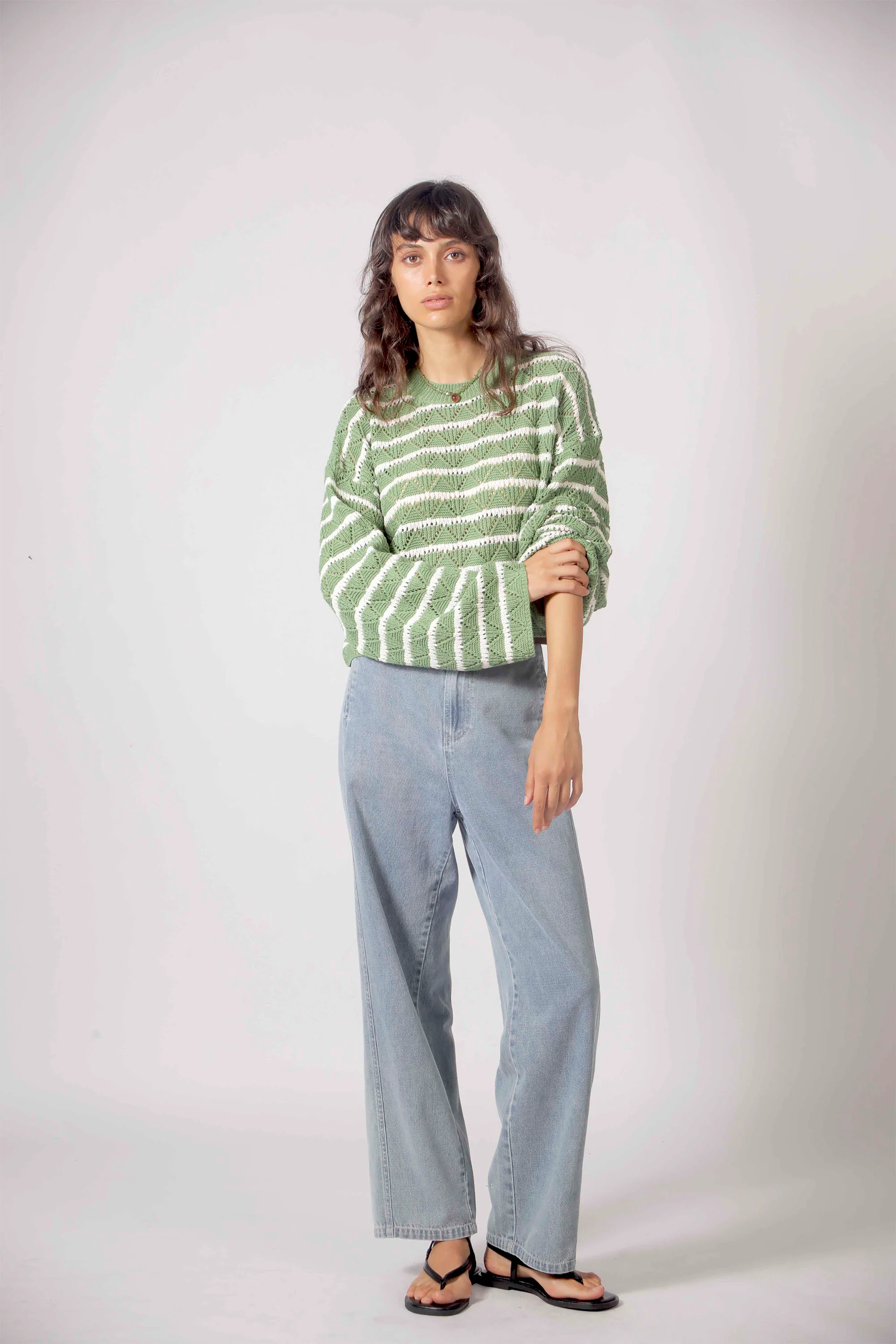THE KORNER - STRIPED SWEATER - Image 2