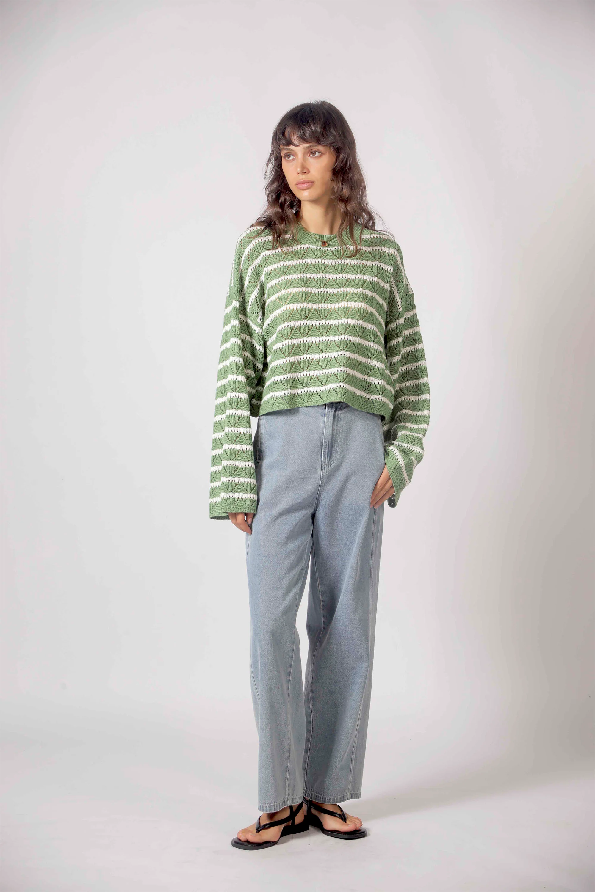 THE KORNER - STRIPED SWEATER - Image 3