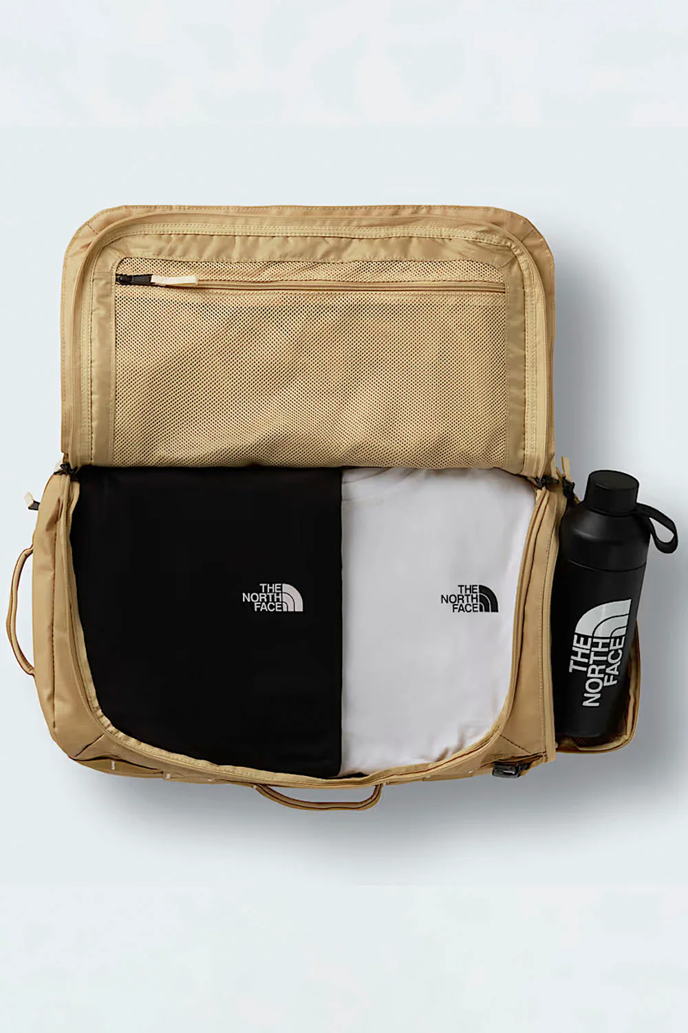 THE NORTH FACE - BASE CAMP VOYAGER DUFFEL - 32L - KHAKI STONE/UTILITY BROWN - Image 3
